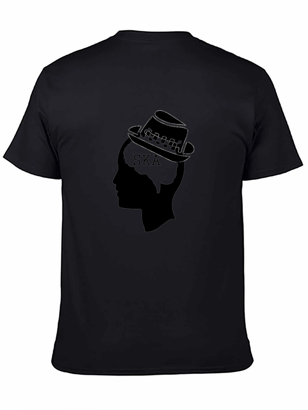 Ska Music Graphic T-Shirt - Black