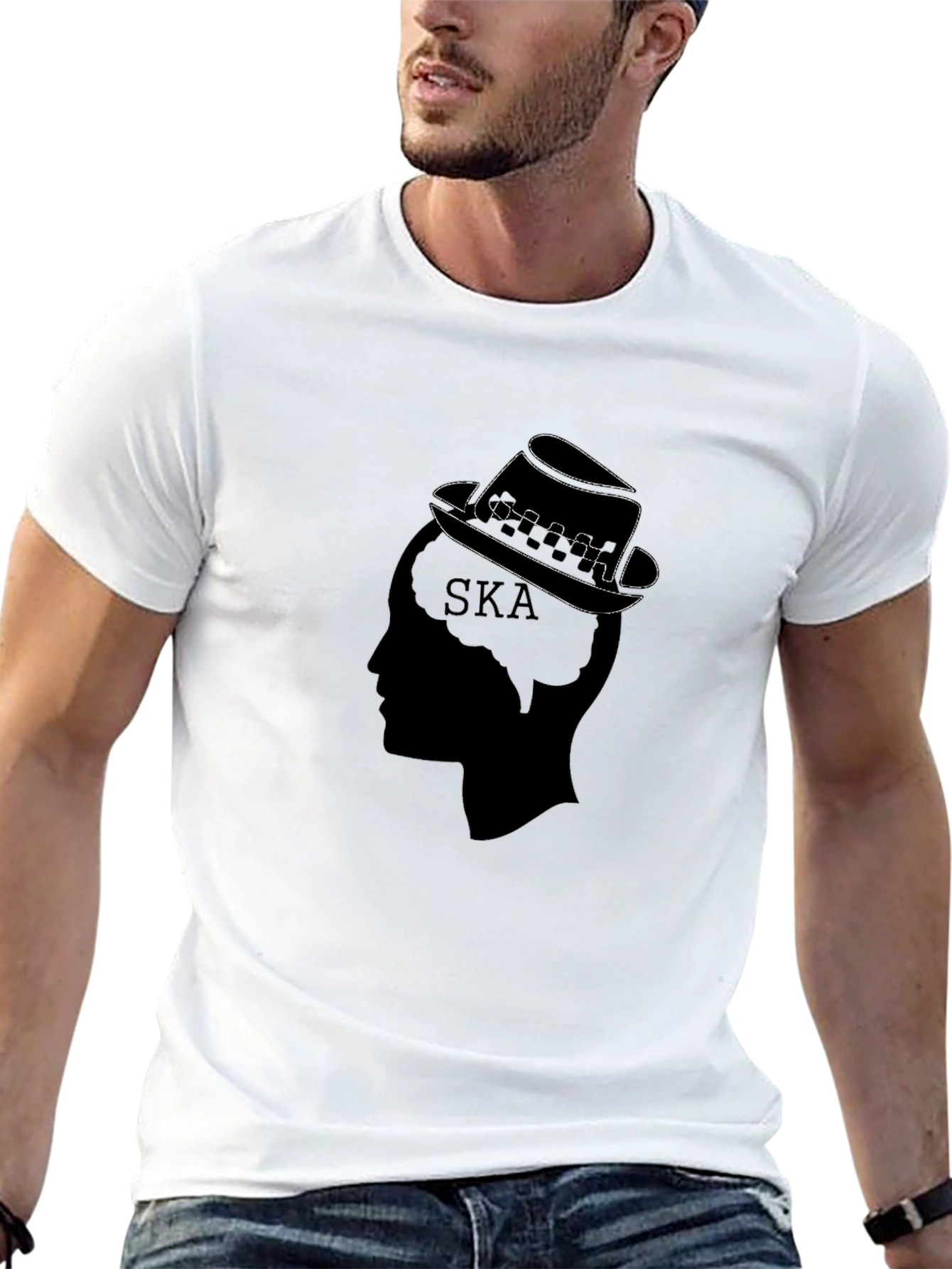 Ska Music Graphic T-Shirt - Black