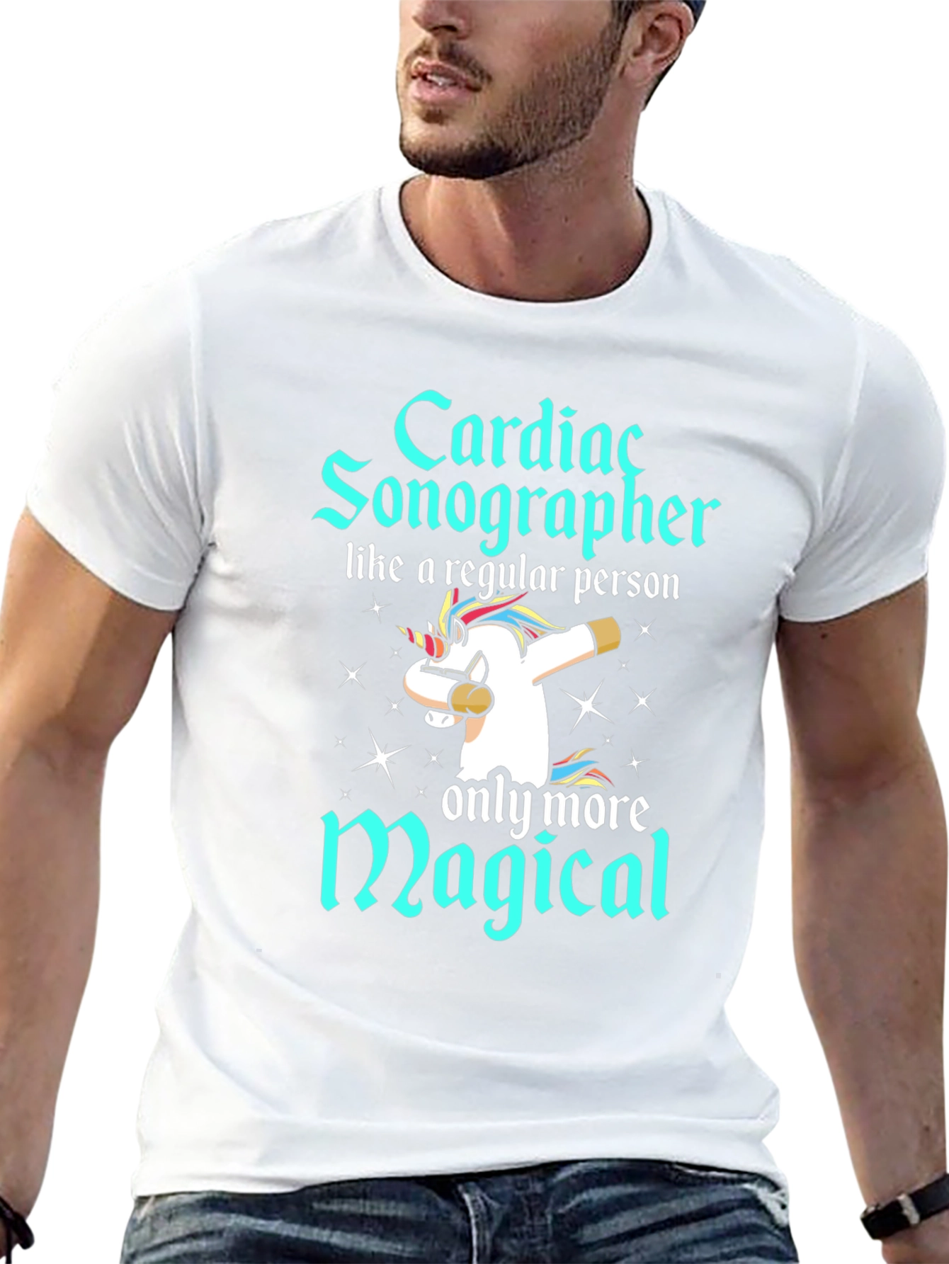 Cardiac Sonographer Unicorn T-Shirt