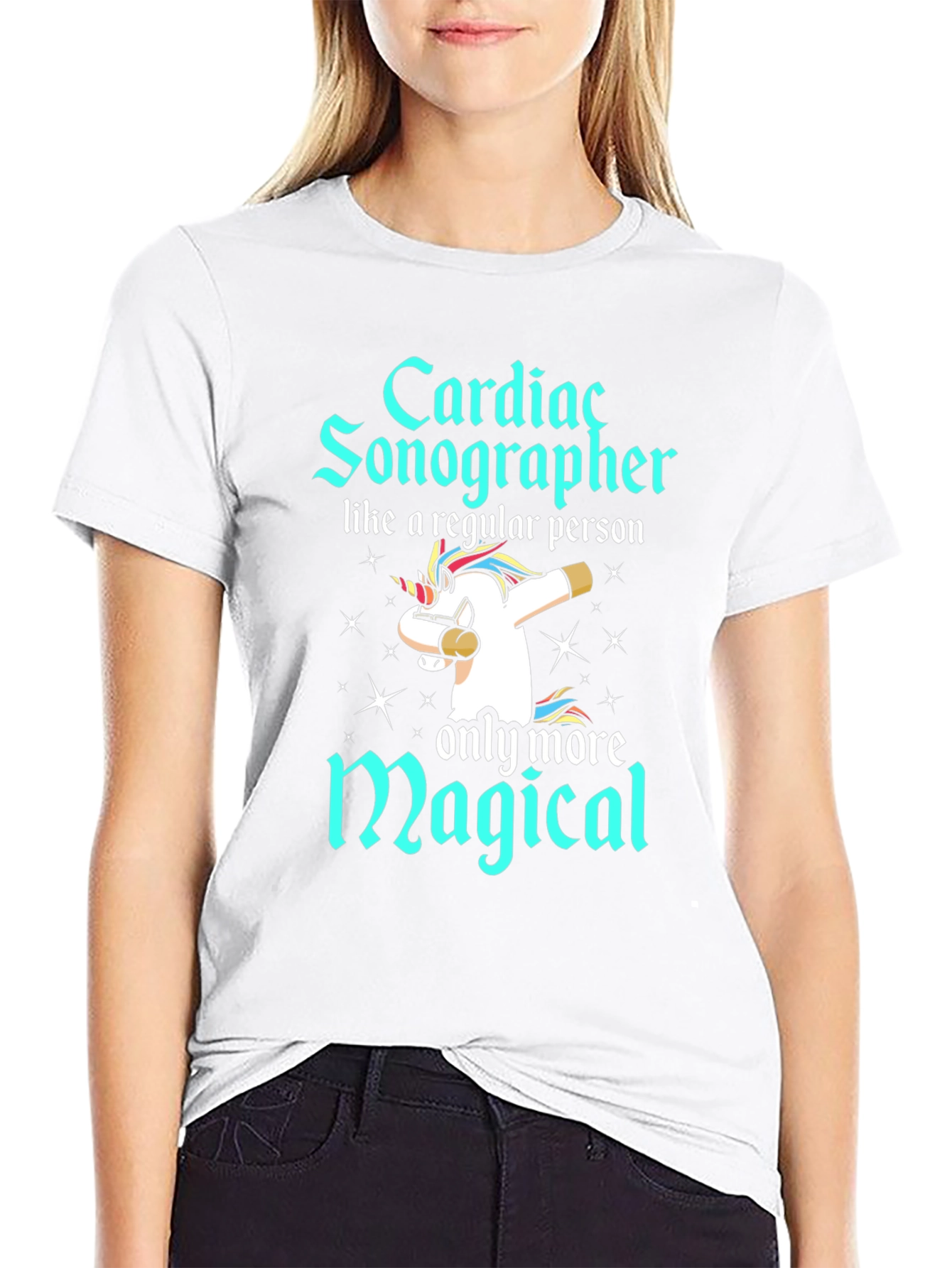Cardiac Sonographer Unicorn T-Shirt