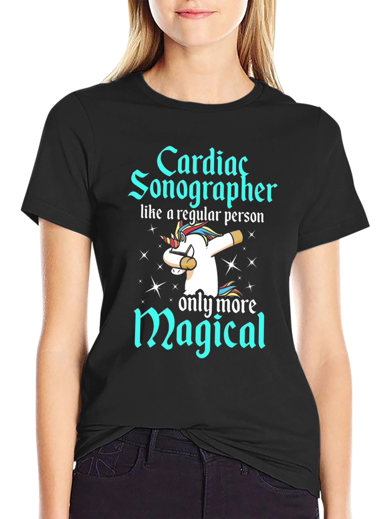 Cardiac Sonographer Unicorn T-Shirt