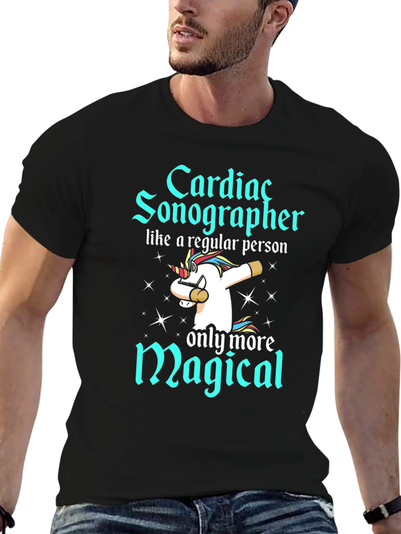 Cardiac Sonographer Unicorn T-Shirt