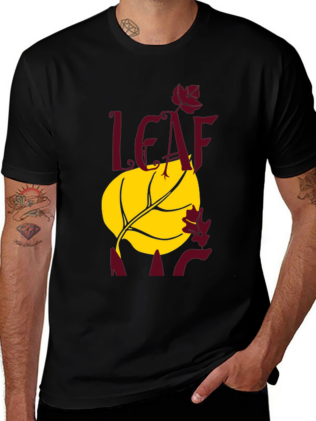 Leaf It All Behind Graphic Tee