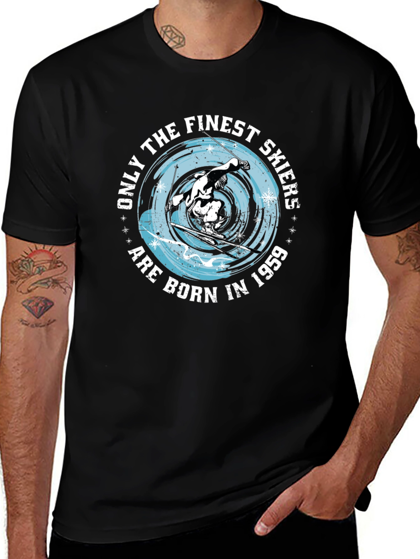 Finest Skiers Born in 1959 T-Shirt