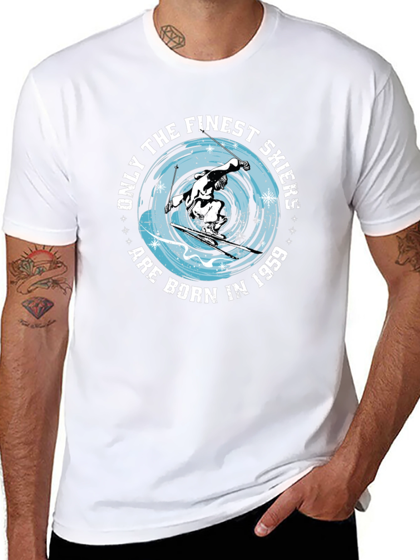 Finest Skiers Born in 1959 T-Shirt