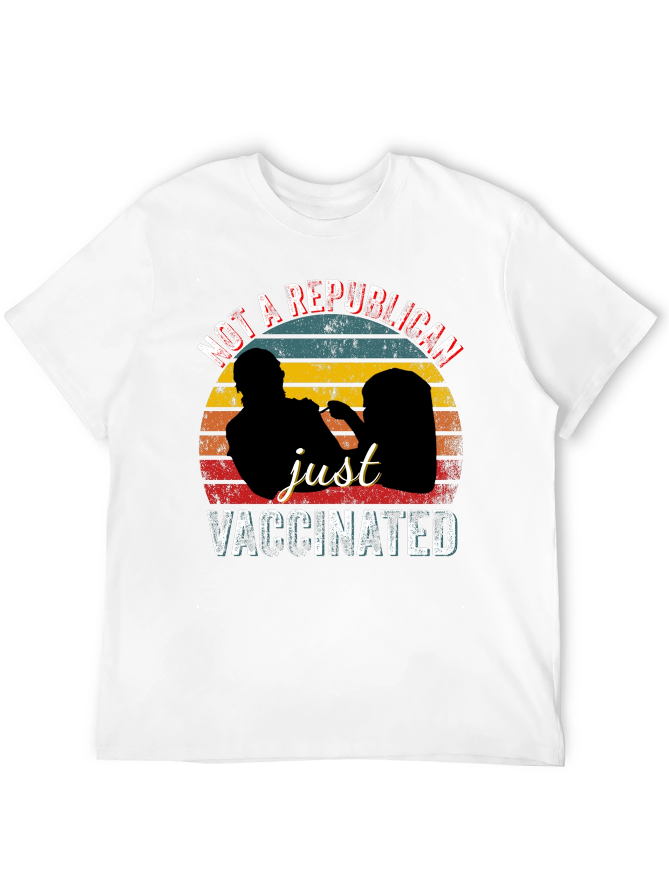 Not a Republican Just Vaccinated Graphic Tee