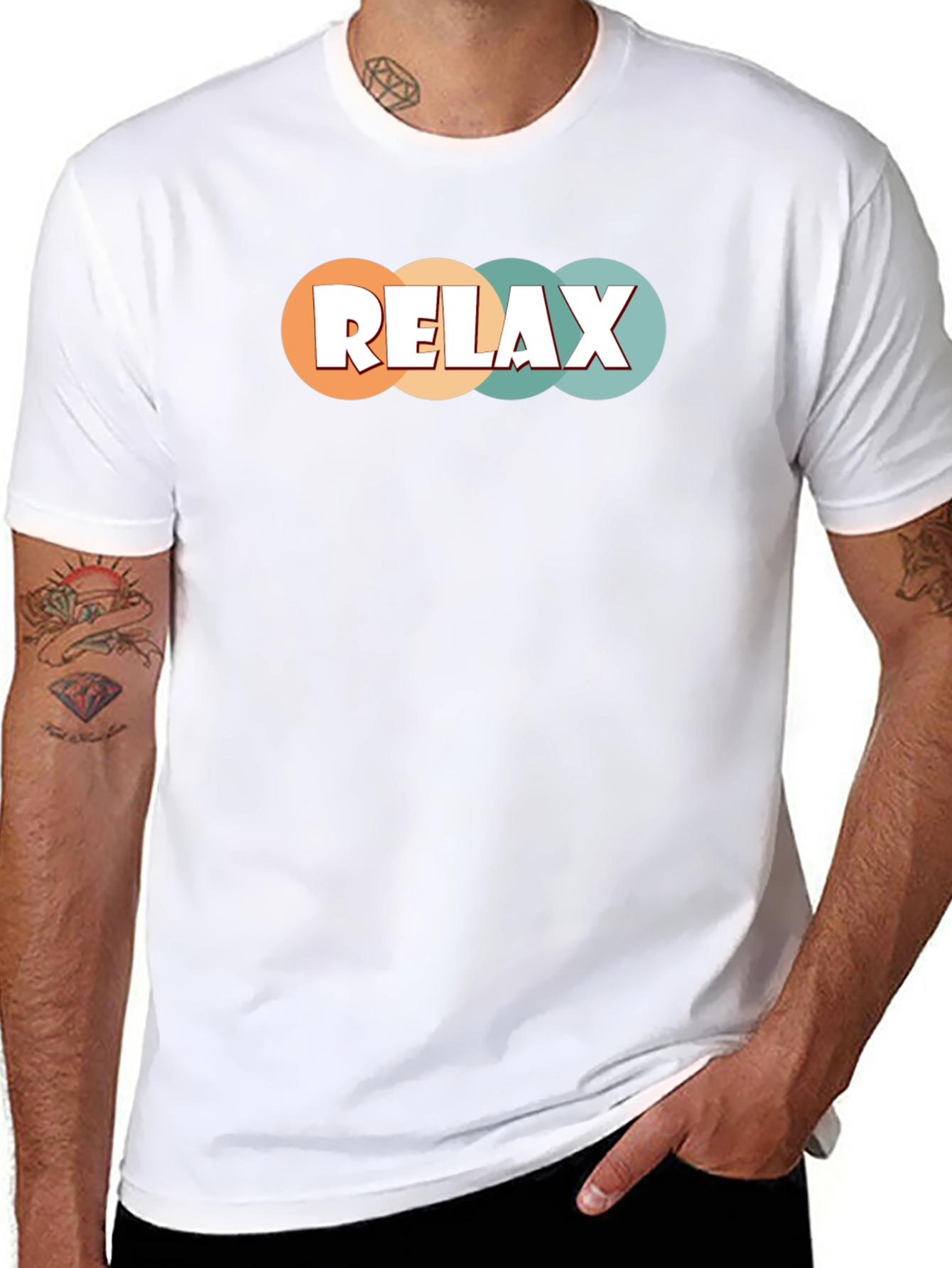 Relax Graphic Tee - Retro Style Comfort
