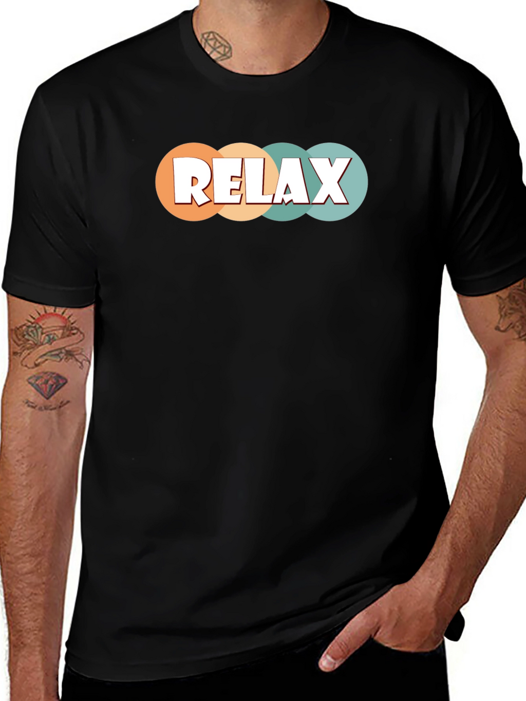 Relax Graphic Tee - Retro Style Comfort