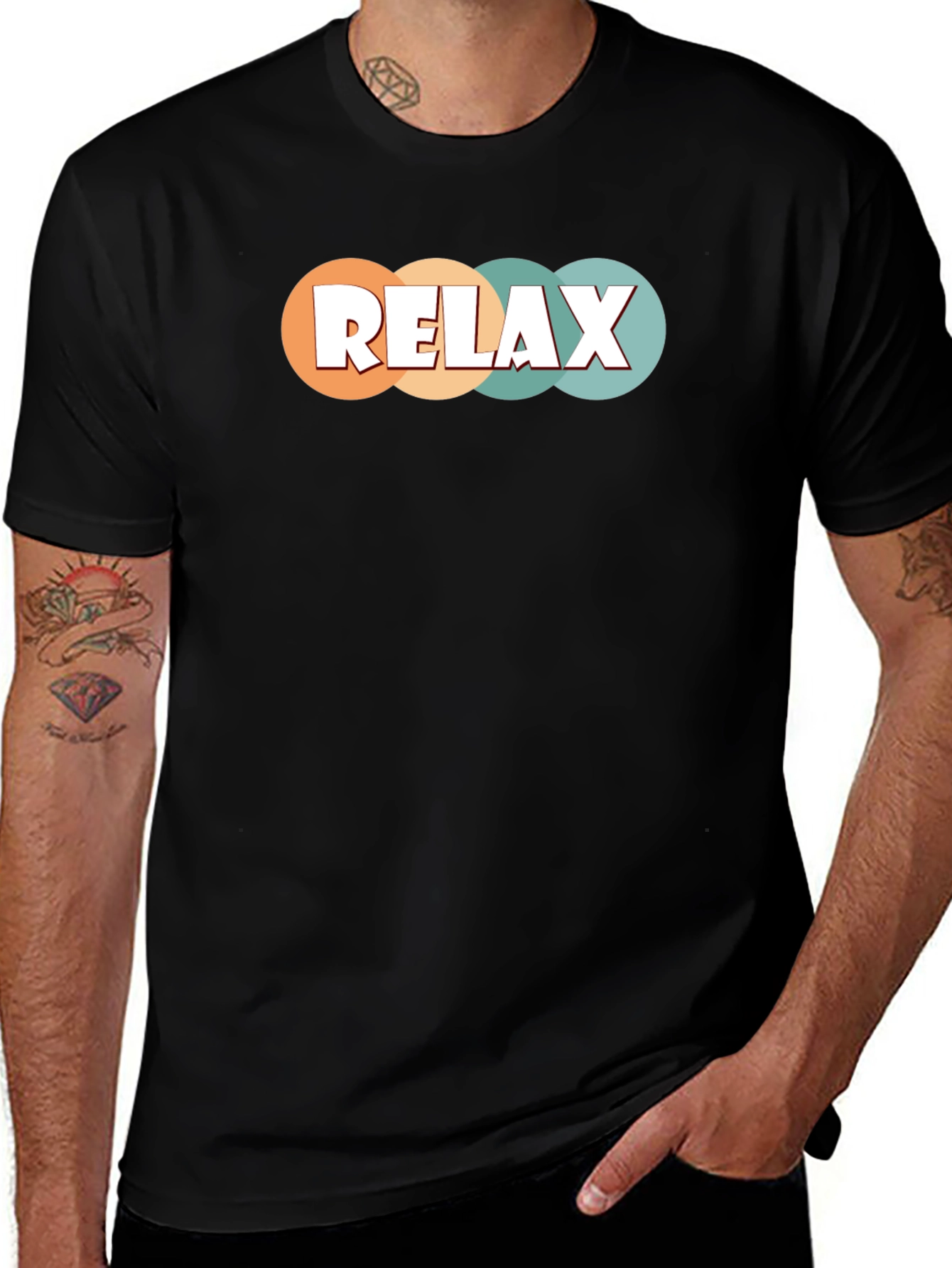Relax Graphic Tee - Retro Style Comfort