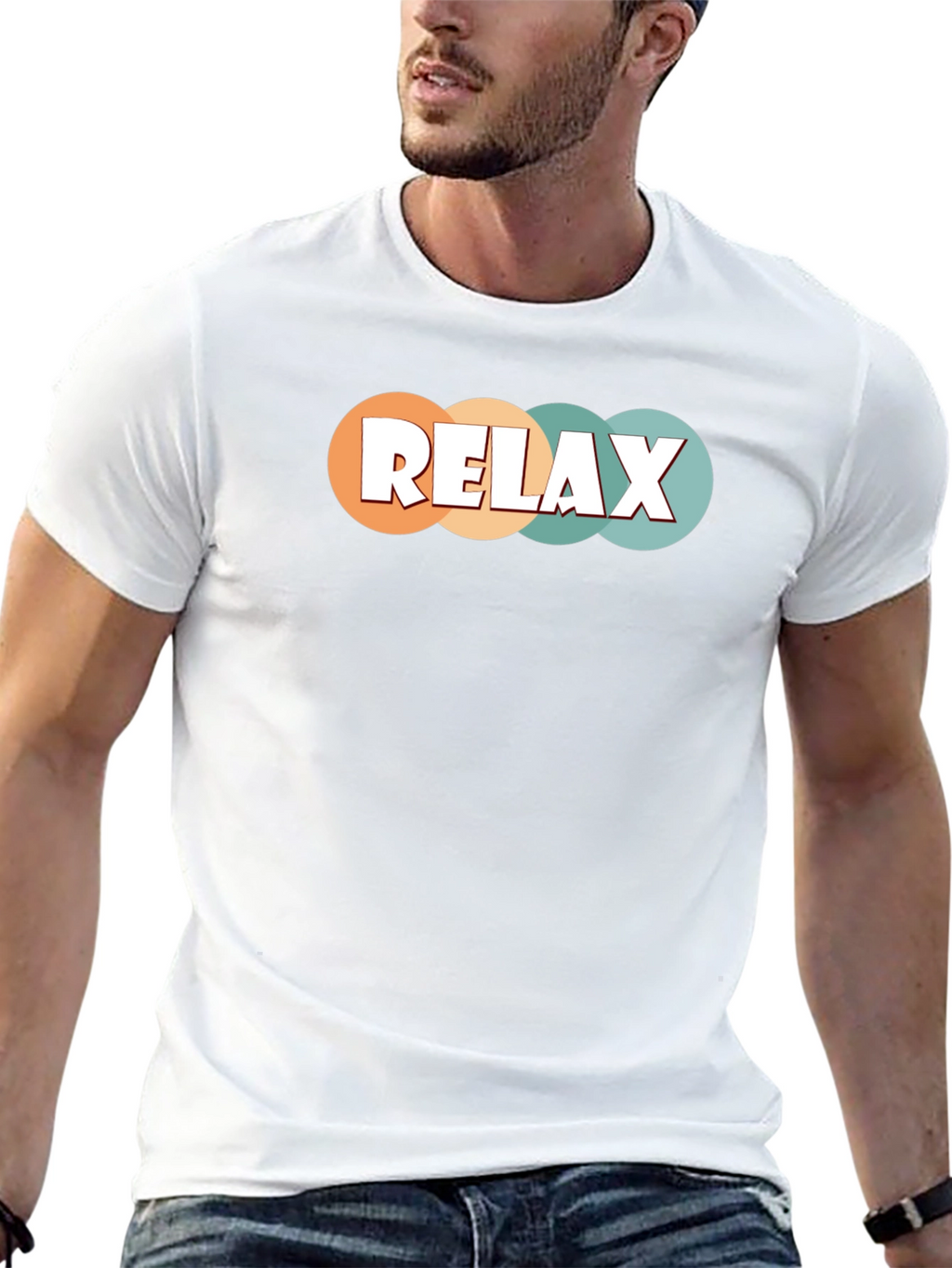 Relax Graphic Tee - Retro Style Comfort