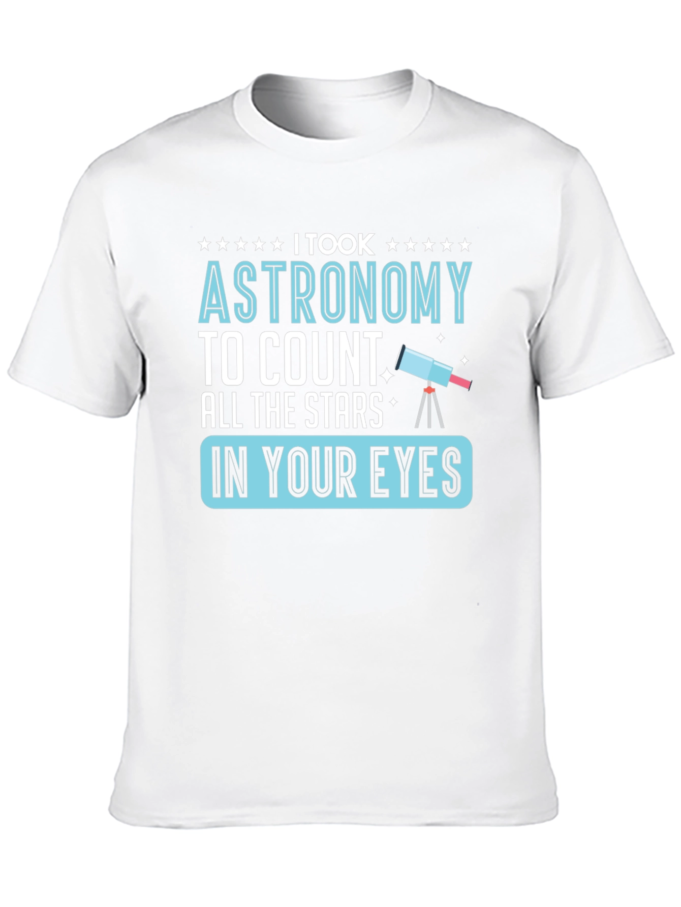 Astronomy Stars Graphic T-Shirt Funny Space Tee