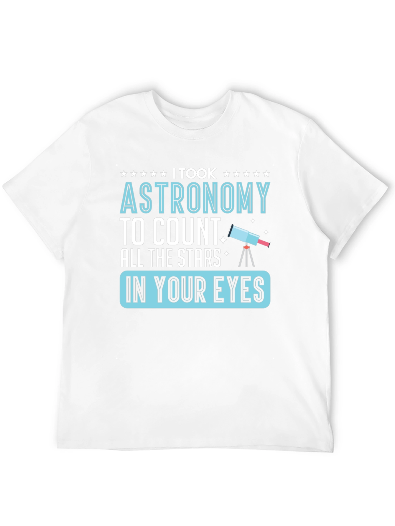 Astronomy Stars Graphic T-Shirt Funny Space Tee
