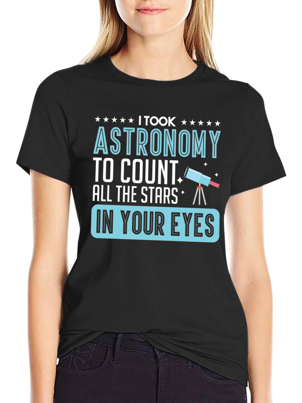 Astronomy Stars Graphic T-Shirt Funny Space Tee