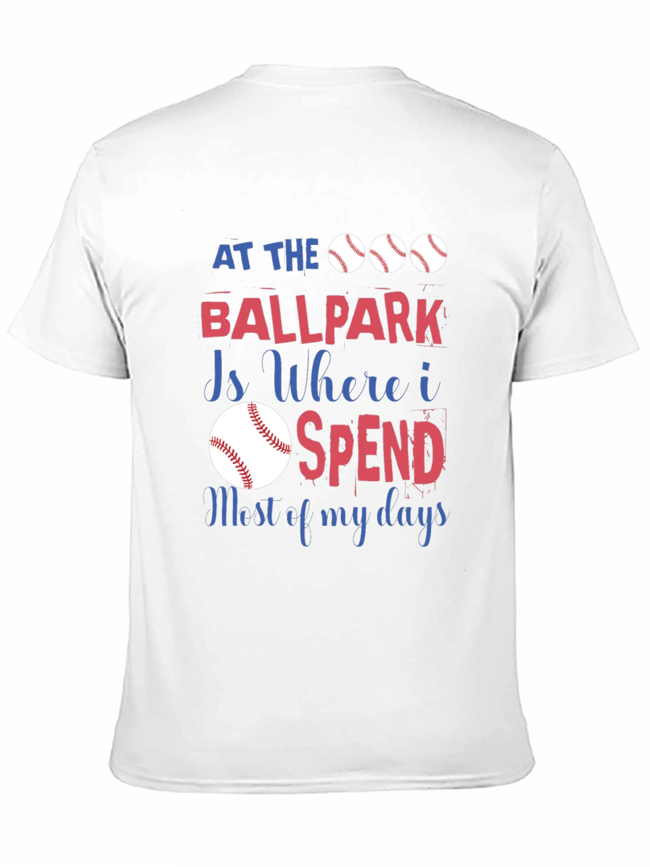 Baseball Fan T-Shirt - At The Ballpark Design