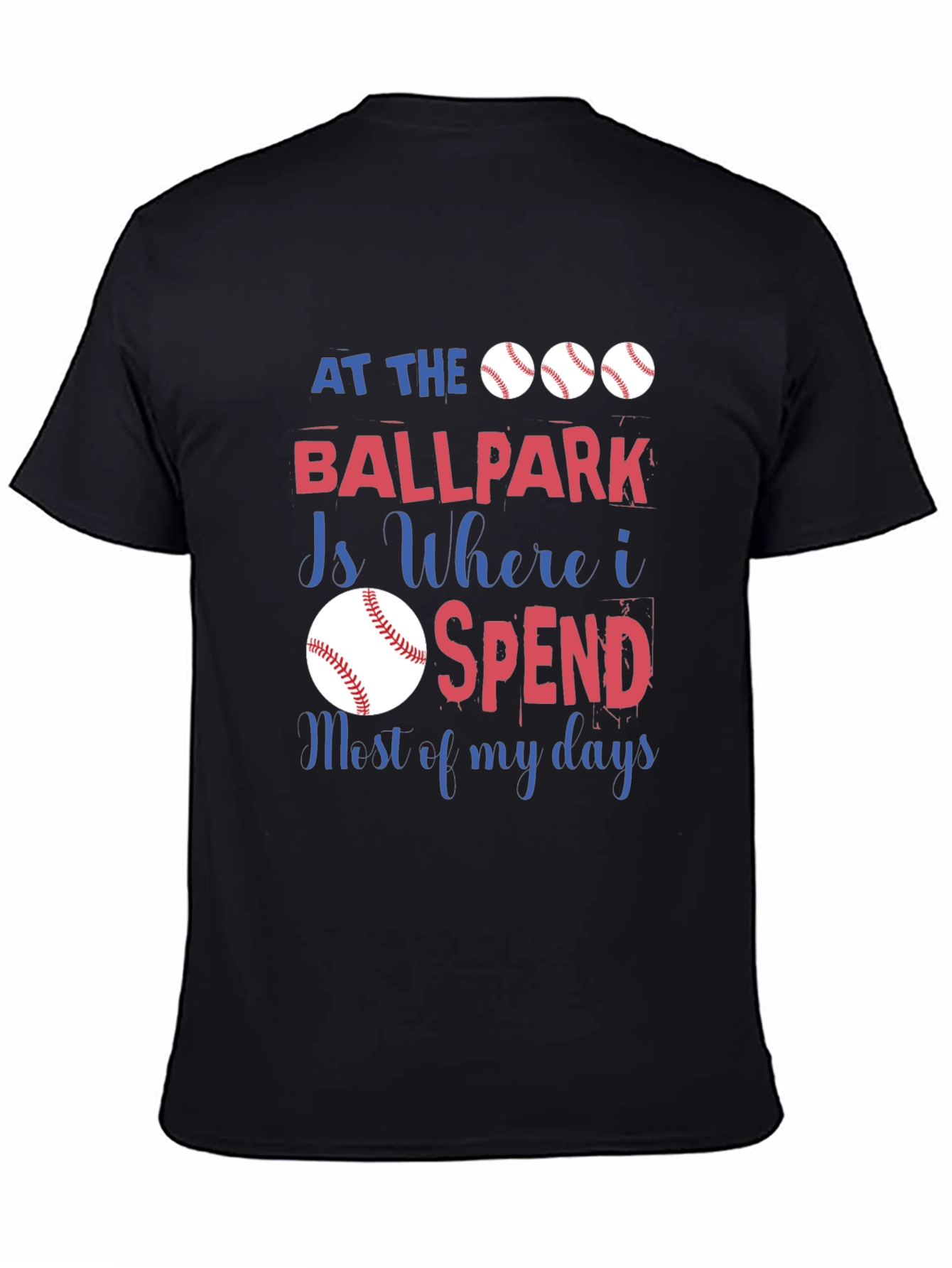 Baseball Fan T-Shirt - At The Ballpark Design
