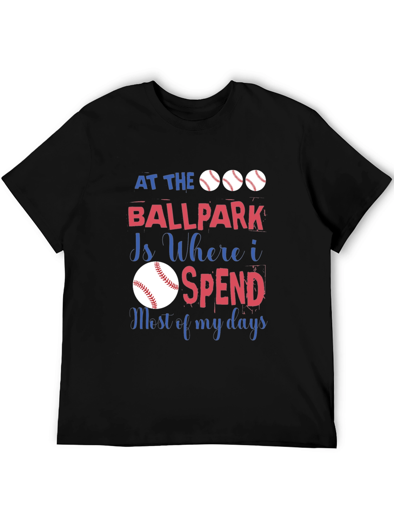 Baseball Fan T-Shirt - At The Ballpark Design