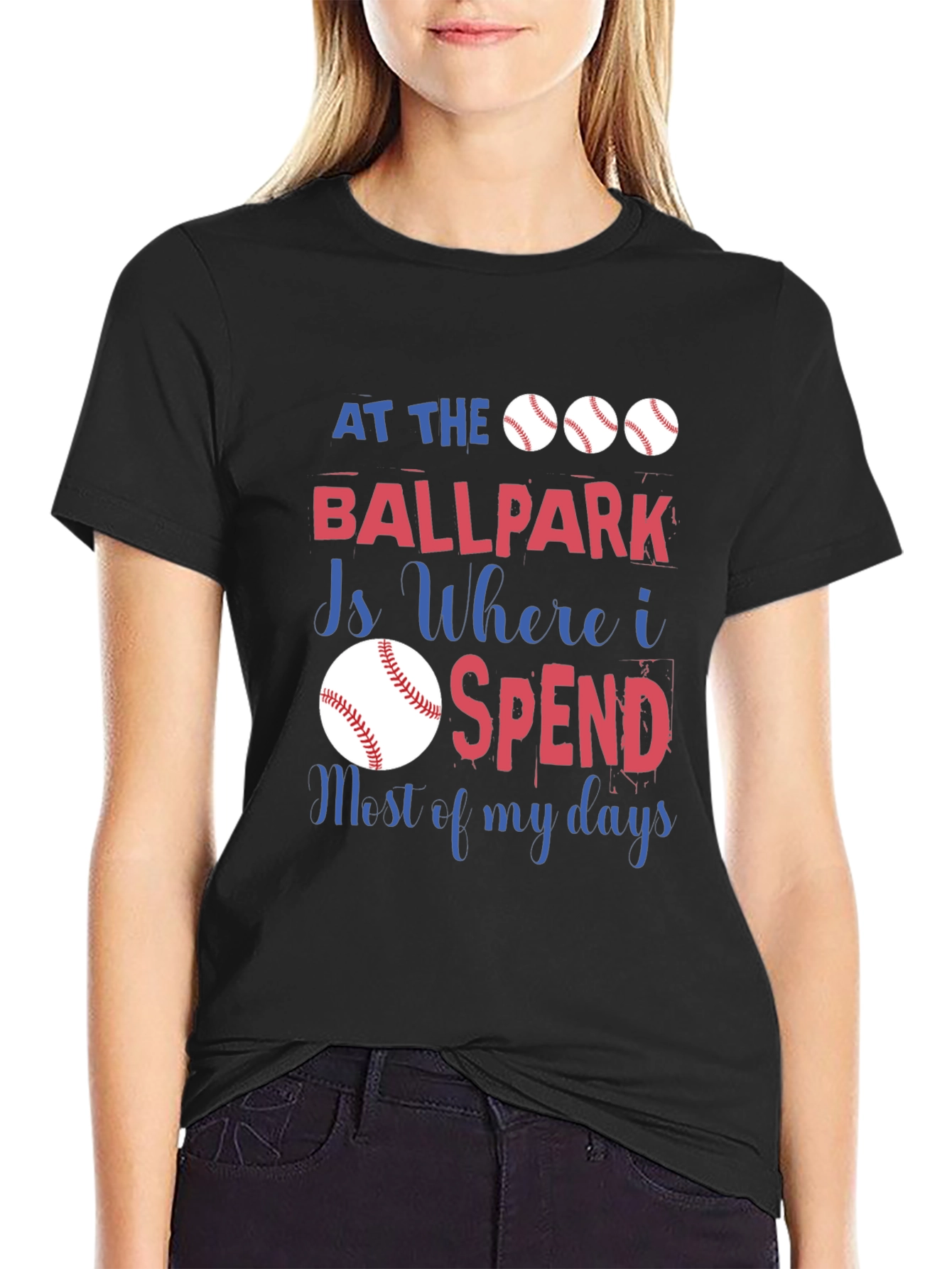 Baseball Fan T-Shirt - At The Ballpark Design