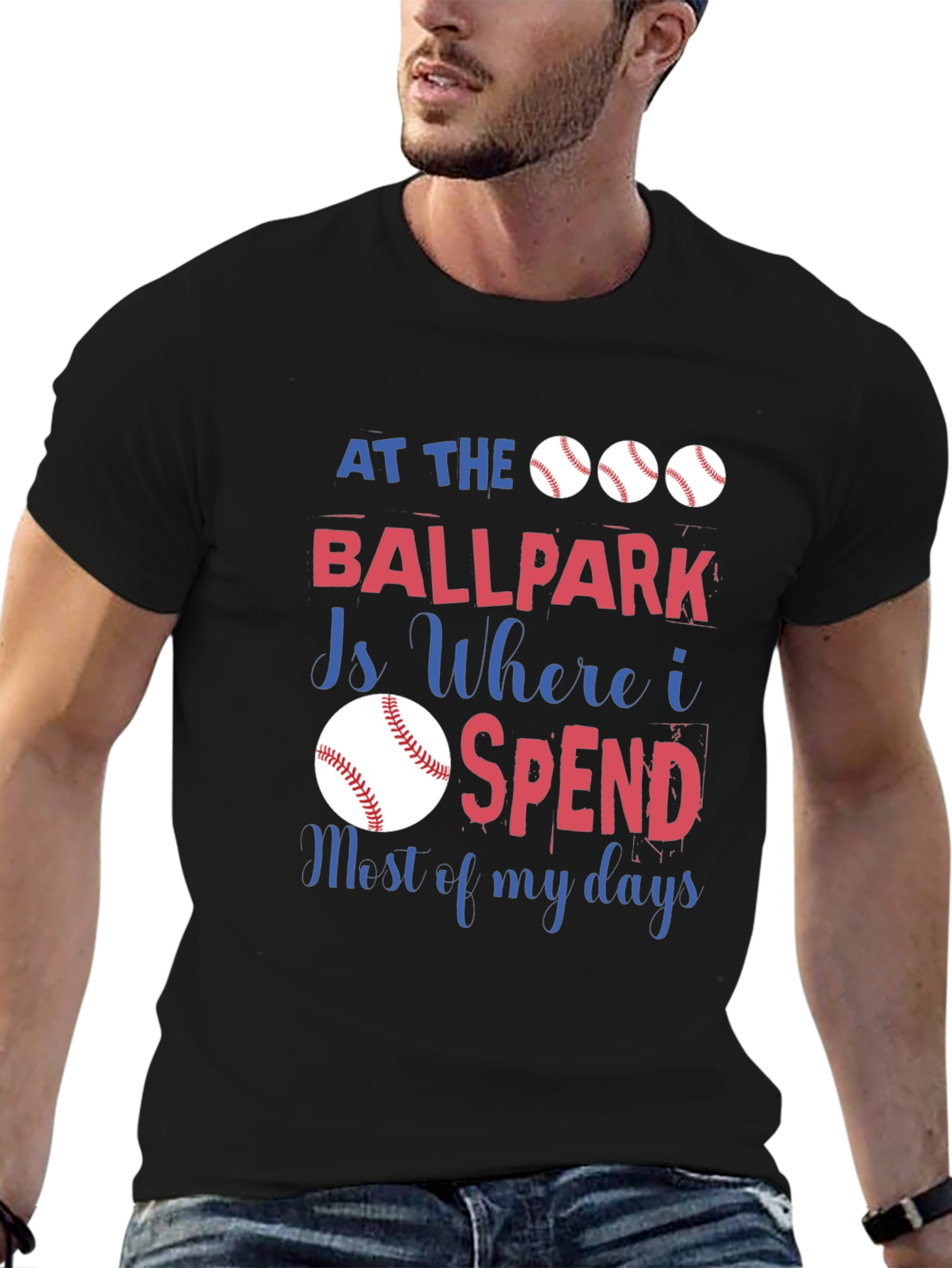 Baseball Fan T-Shirt - At The Ballpark Design