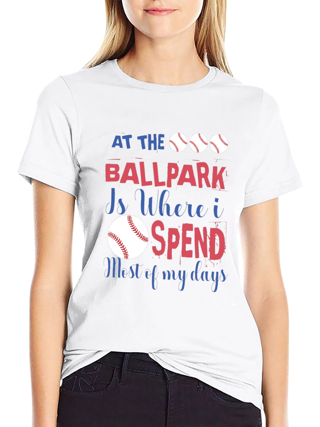 Baseball Fan T-Shirt - At The Ballpark Design