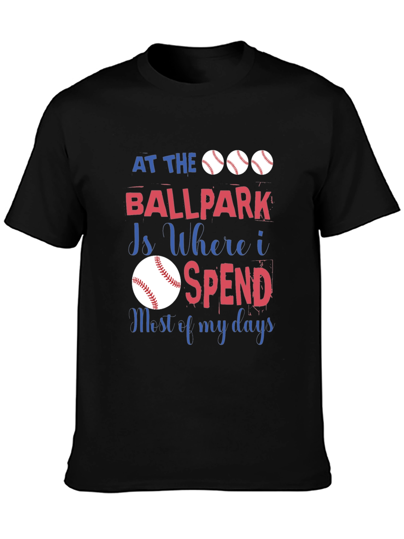 Baseball Fan T-Shirt - At The Ballpark Design