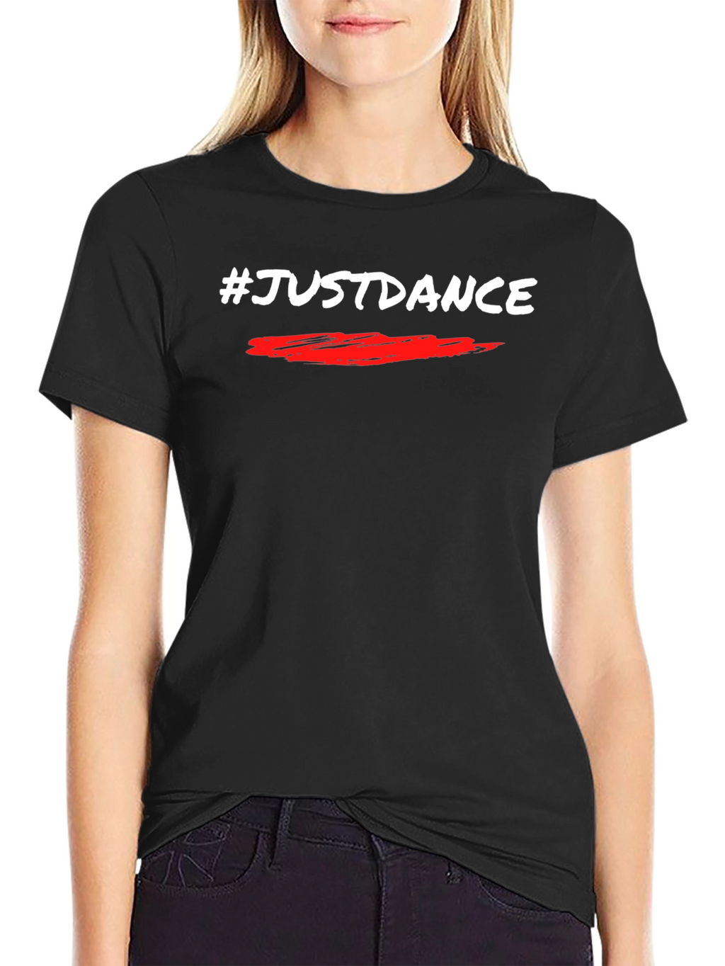 #JustDance Graphic Black T-Shirt