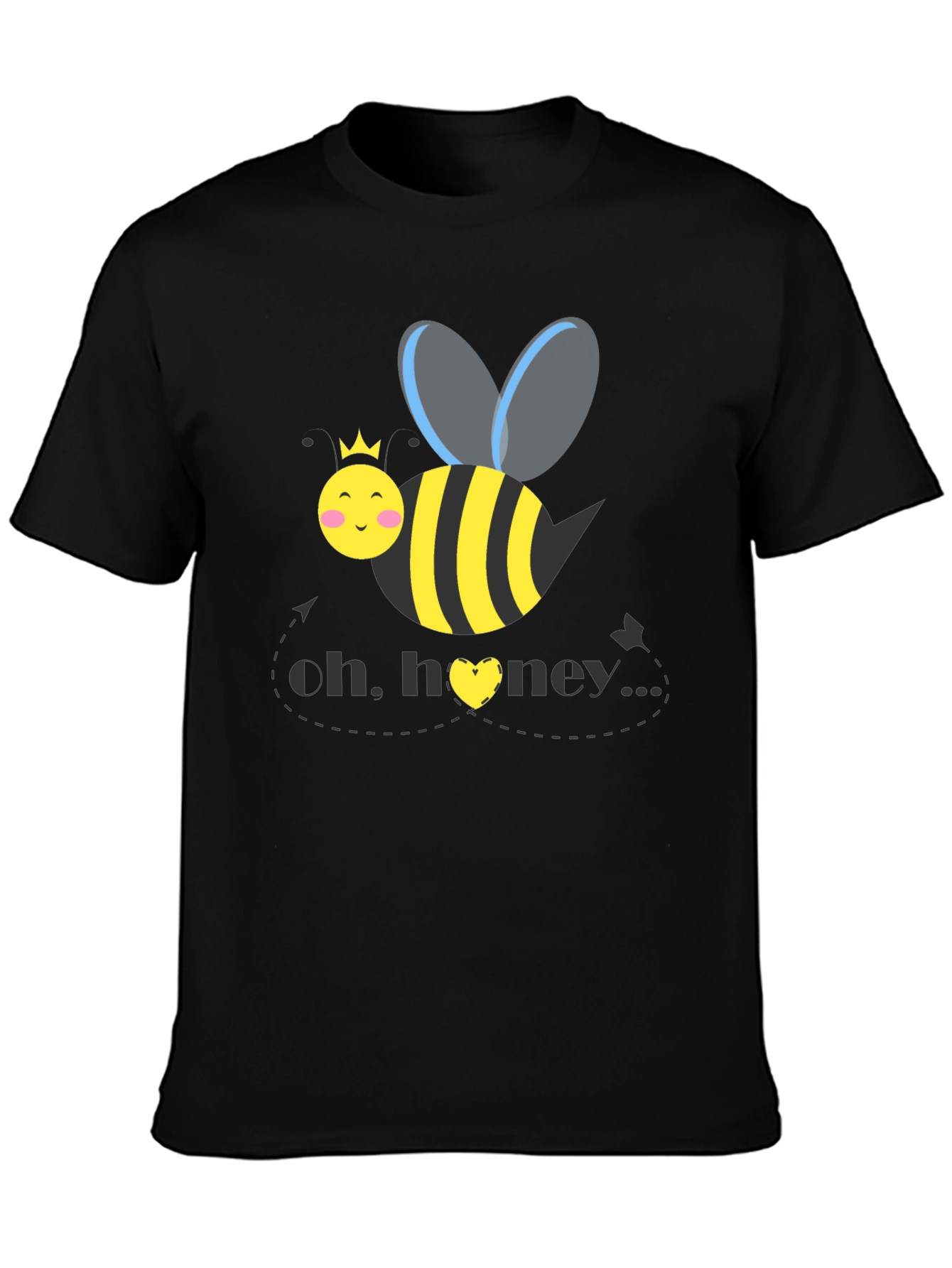 Oh Honey Bee Graphic Tee - Black