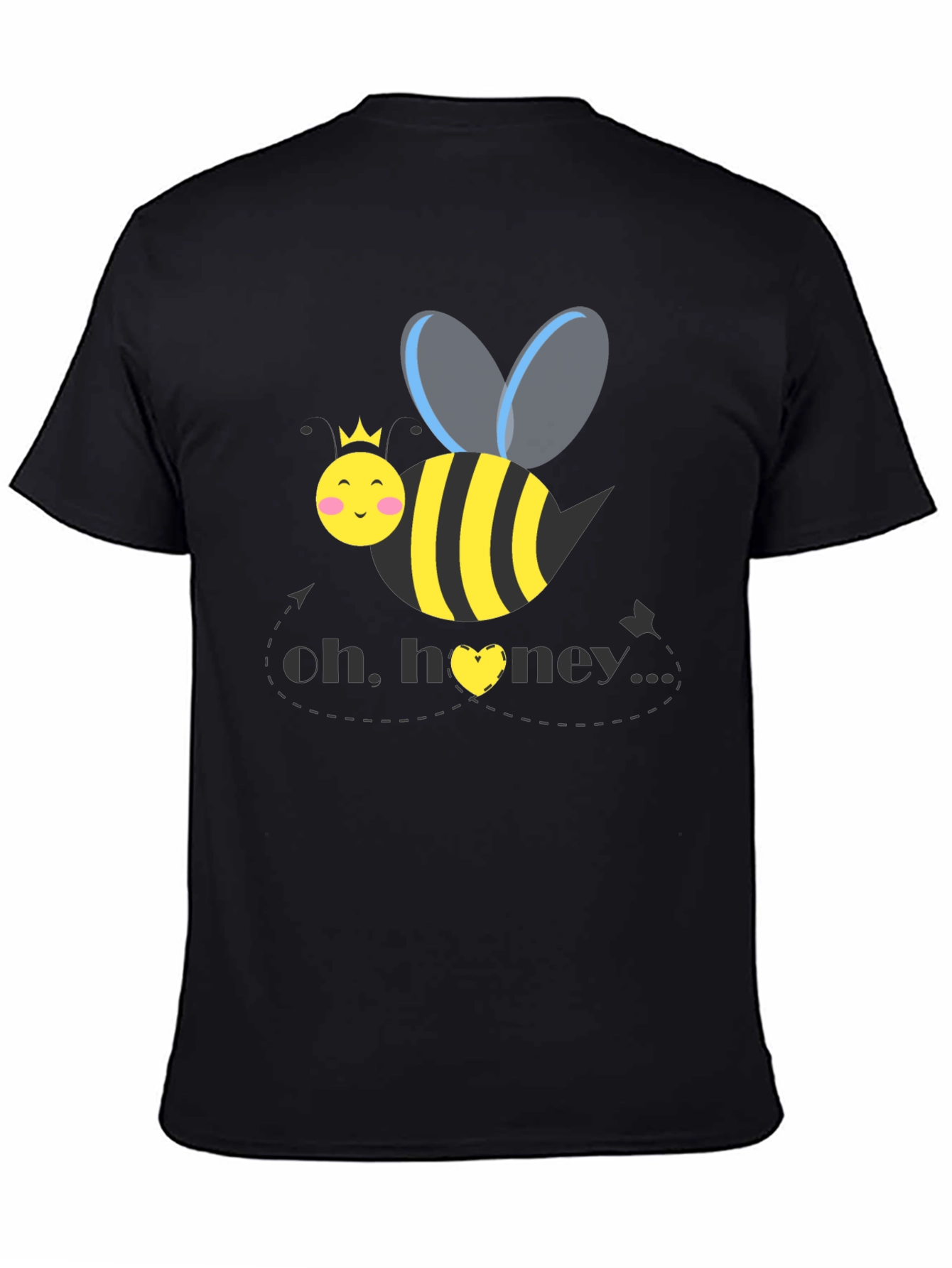 Oh Honey Bee Graphic Tee - Black