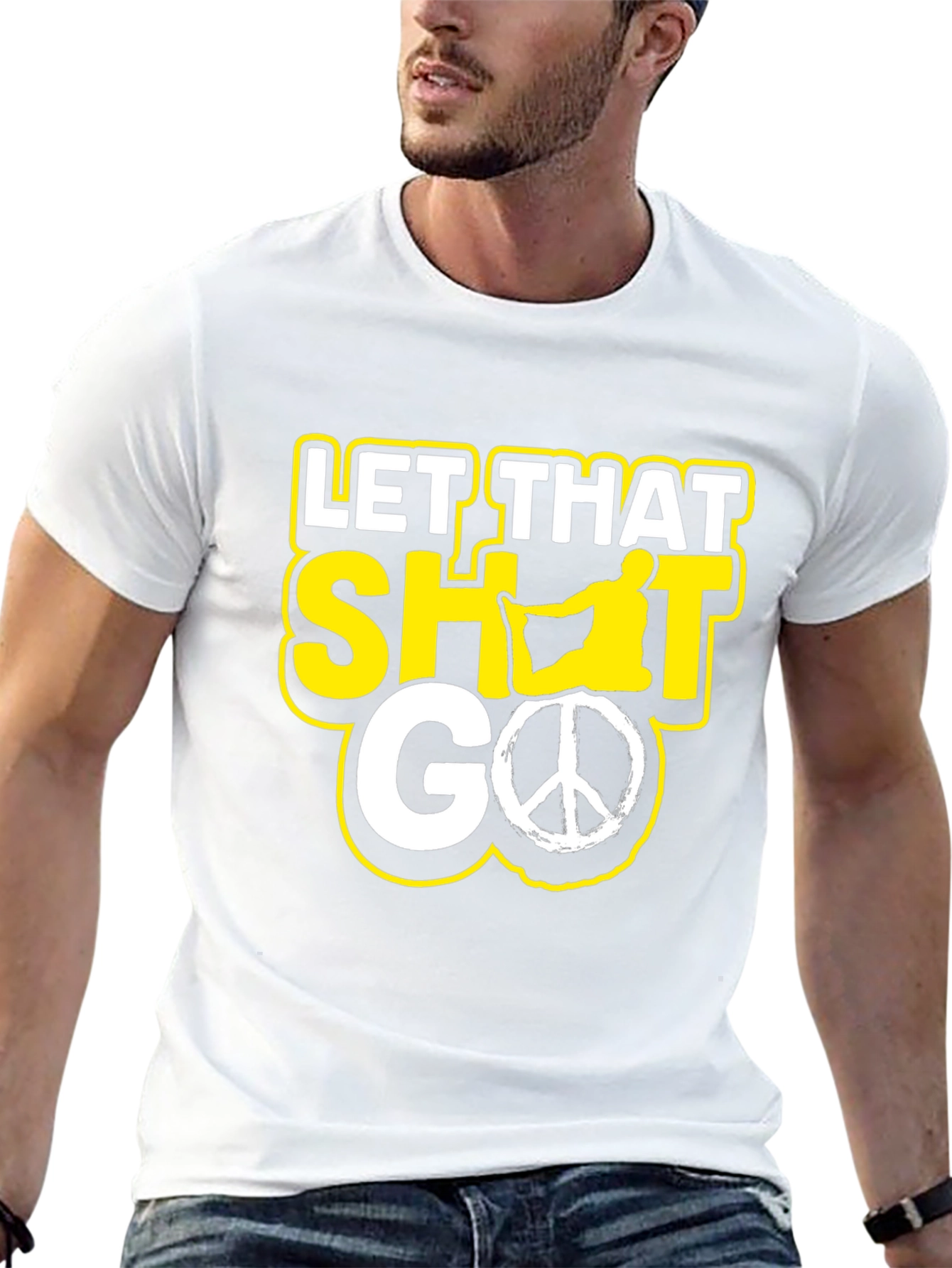 Let That Shot Go Funny Graphic Tee