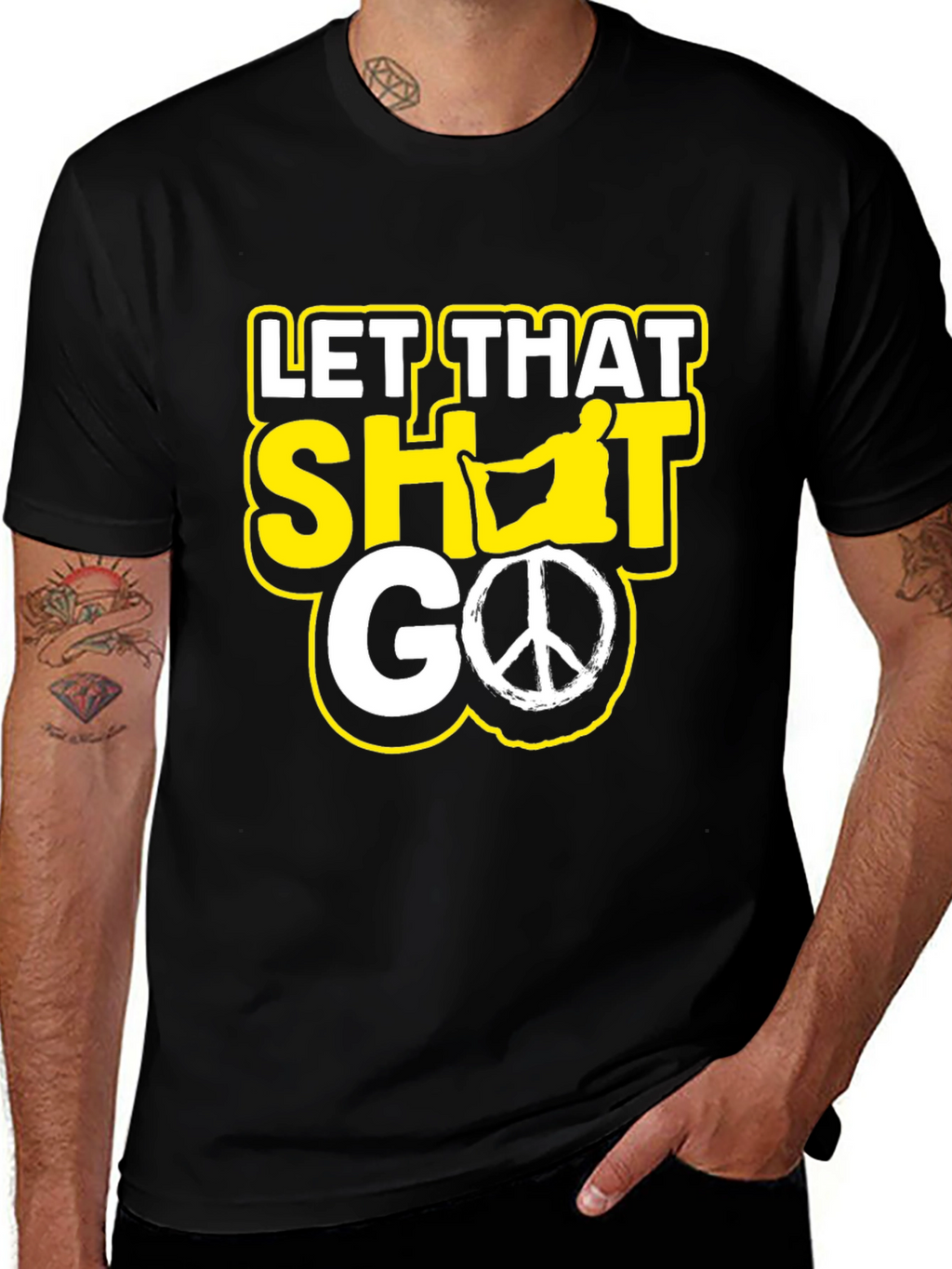 Let That Shot Go Funny Graphic Tee