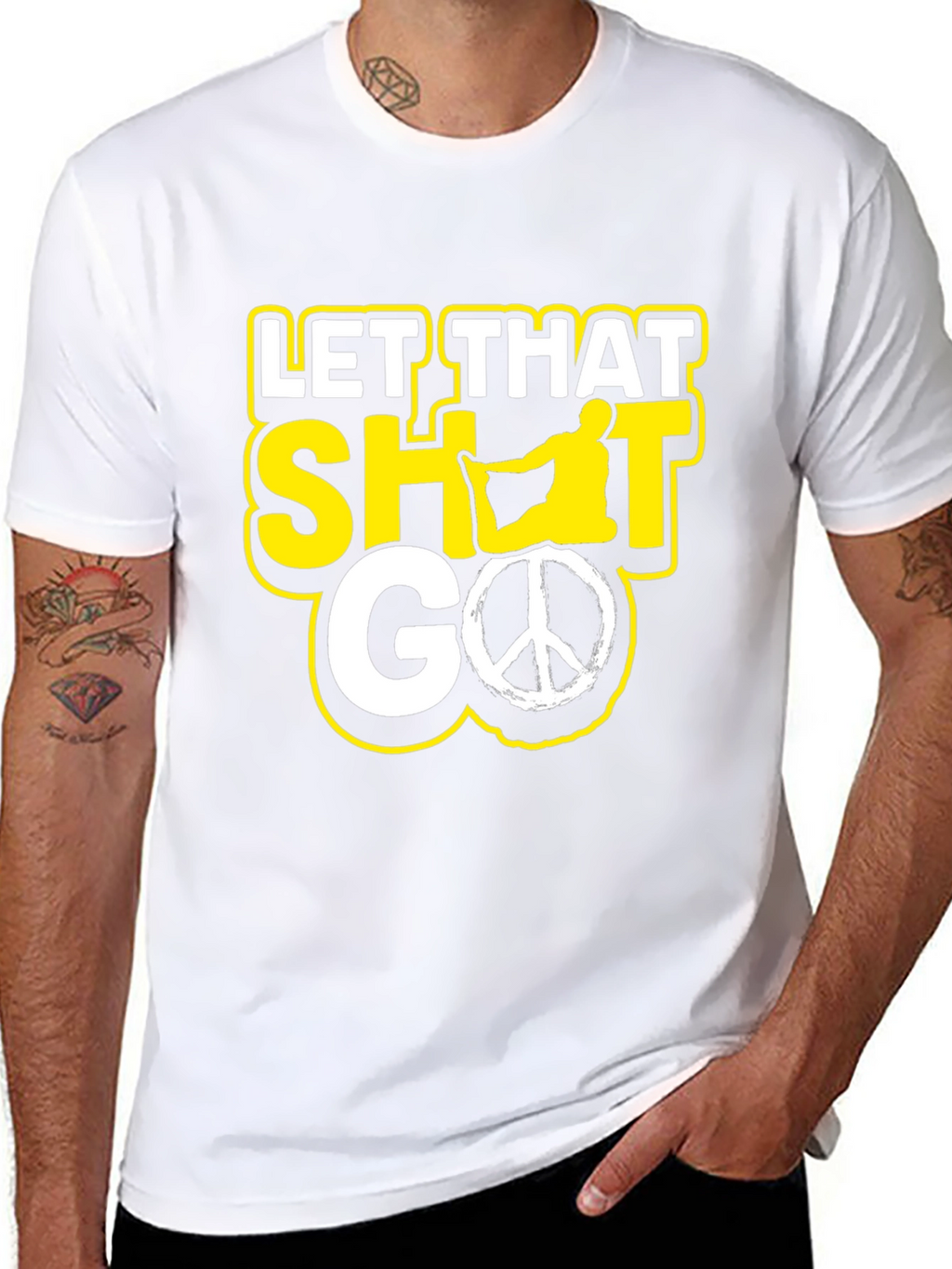 Let That Shot Go Funny Graphic Tee