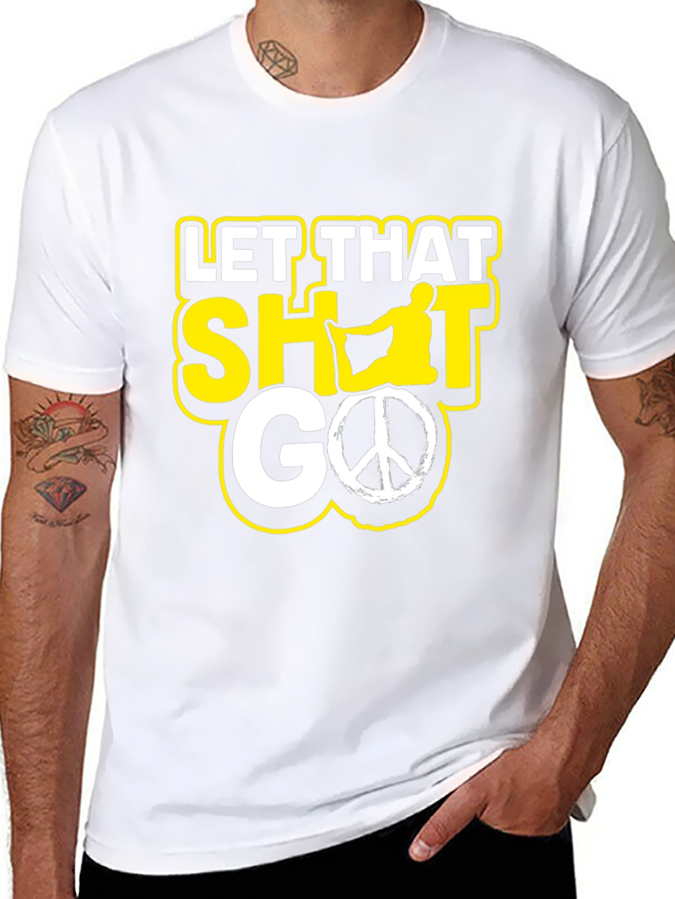 Let That Shot Go Funny Graphic Tee