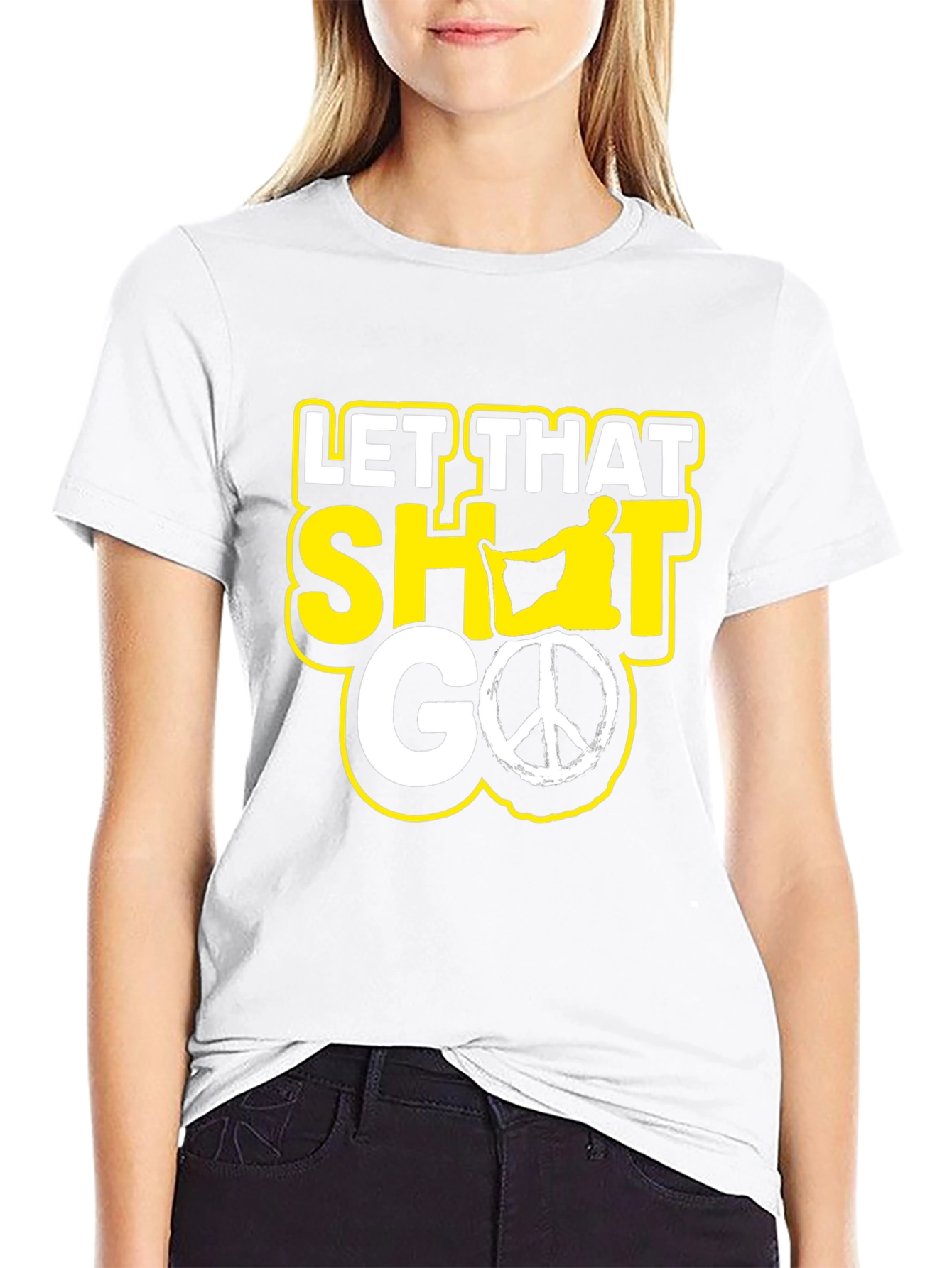 Let That Shot Go Funny Graphic Tee