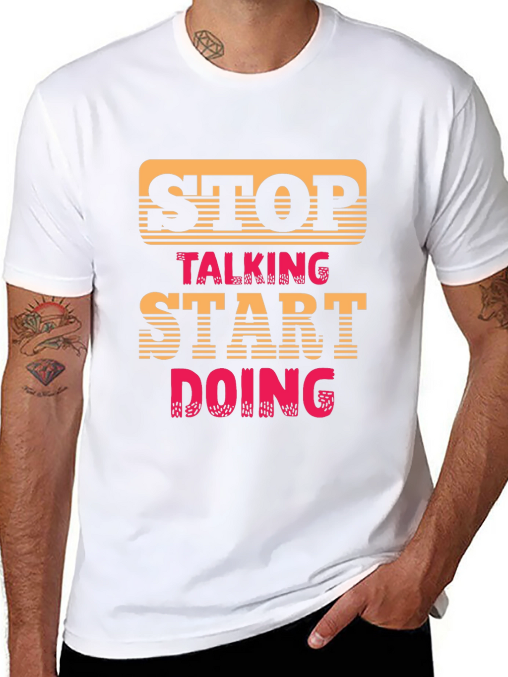 Stop Talking Start Doing Graphic Tee