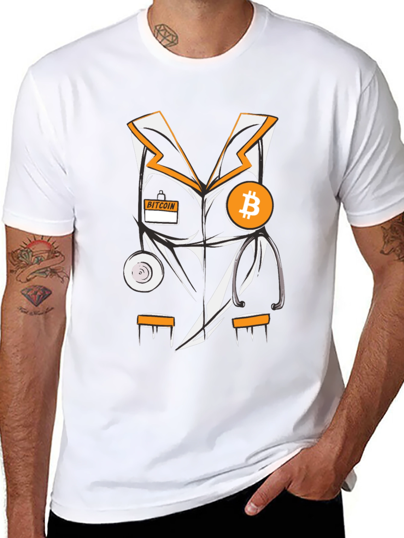 Bitcoin Doctor T-Shirt - Crypto Lover Tee