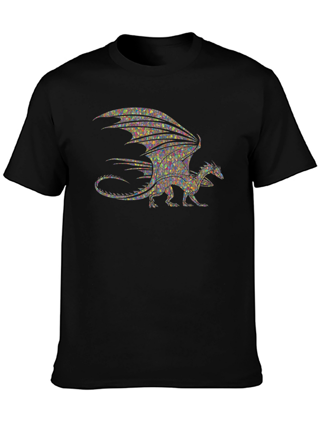 Mosaic Dragon T-Shirt - Unique Graphic Tee