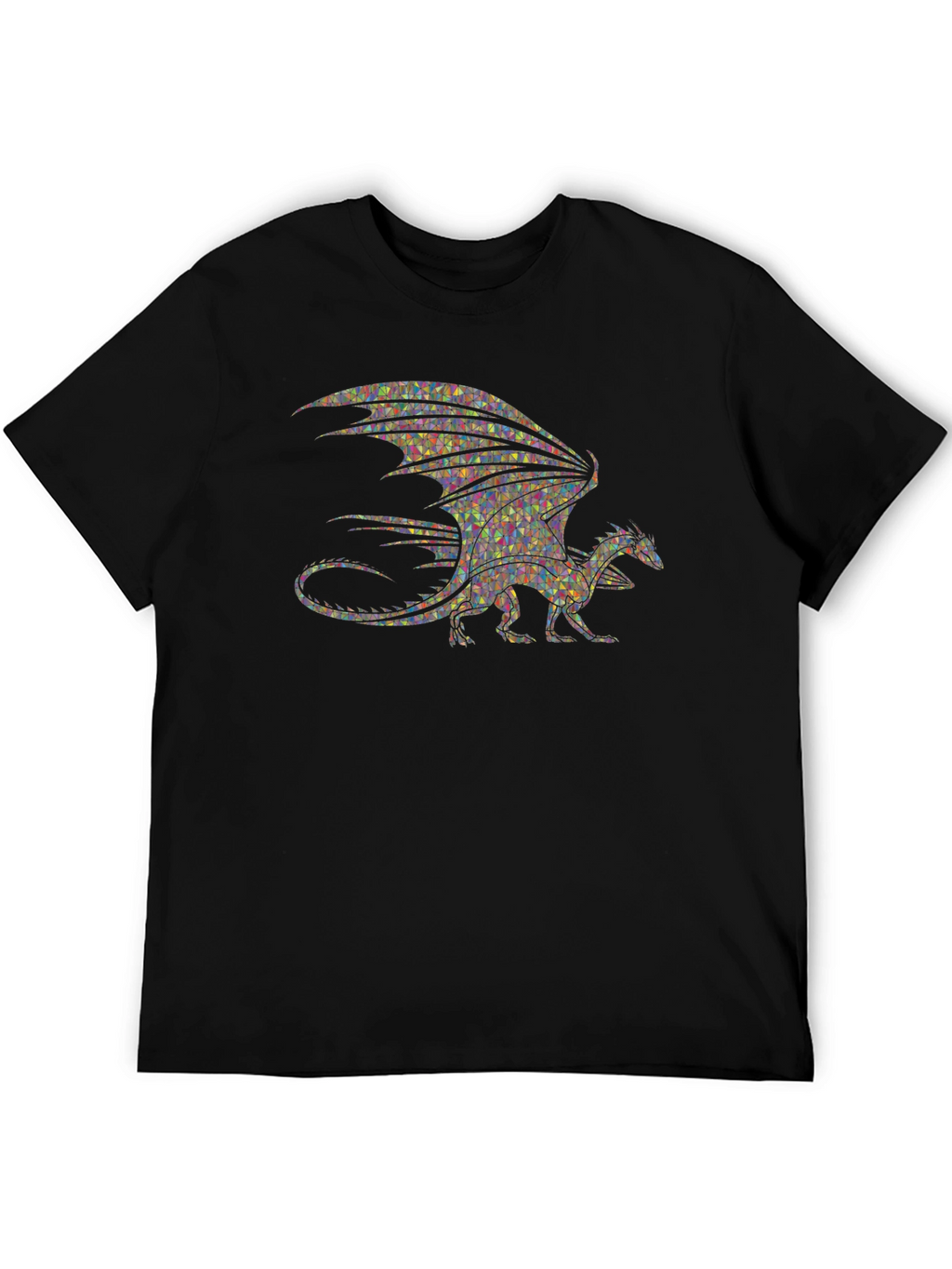 Mosaic Dragon T-Shirt - Unique Graphic Tee