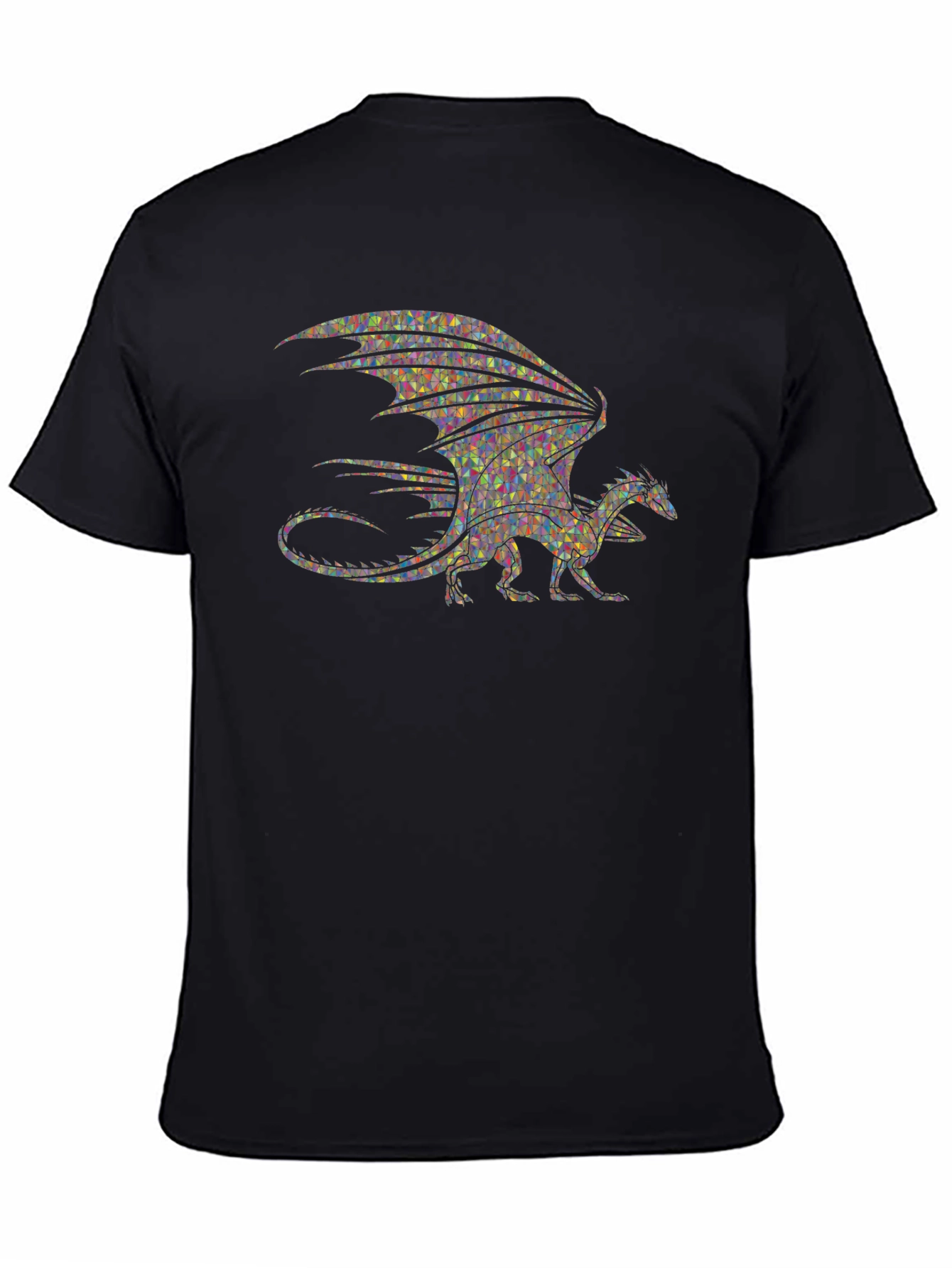 Mosaic Dragon T-Shirt - Unique Graphic Tee