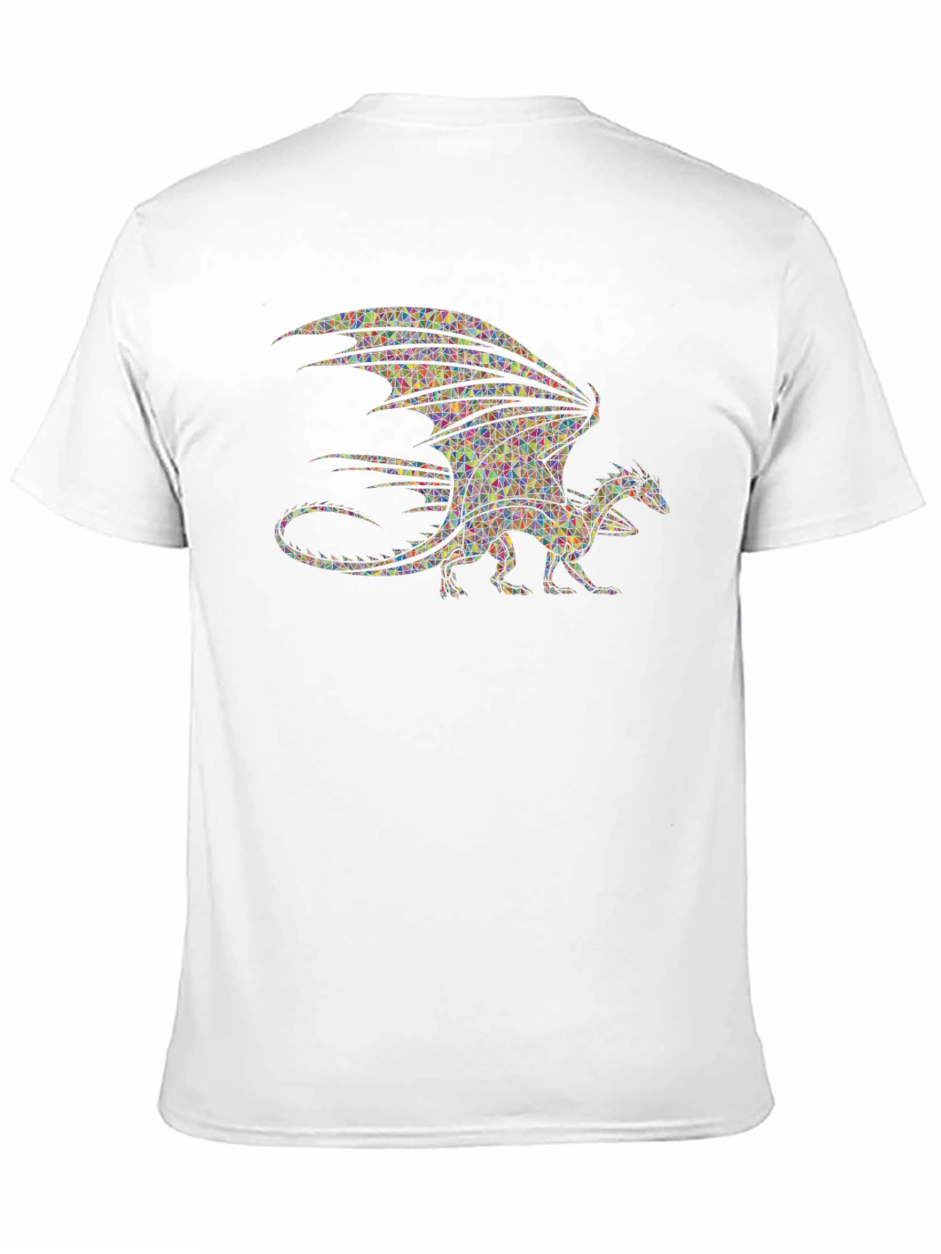 Mosaic Dragon T-Shirt - Unique Graphic Tee