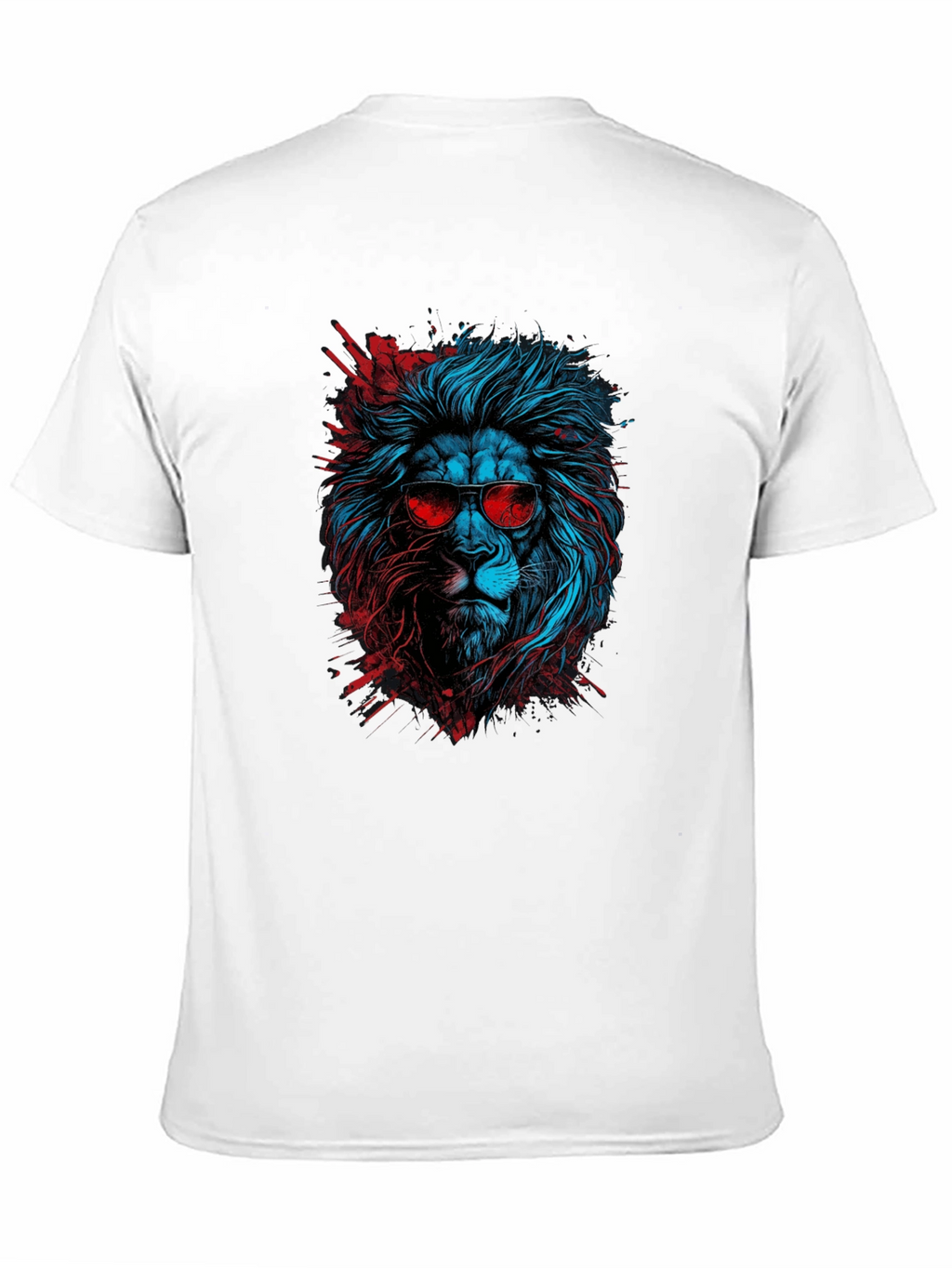 Cool Lion Graphic Tee - Black