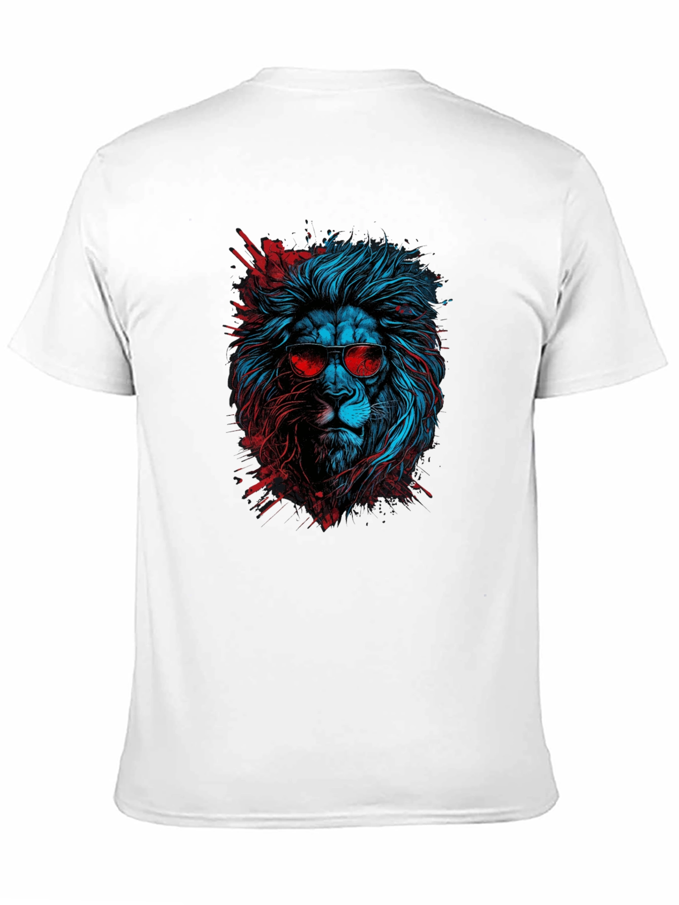 Cool Lion Graphic Tee - Black