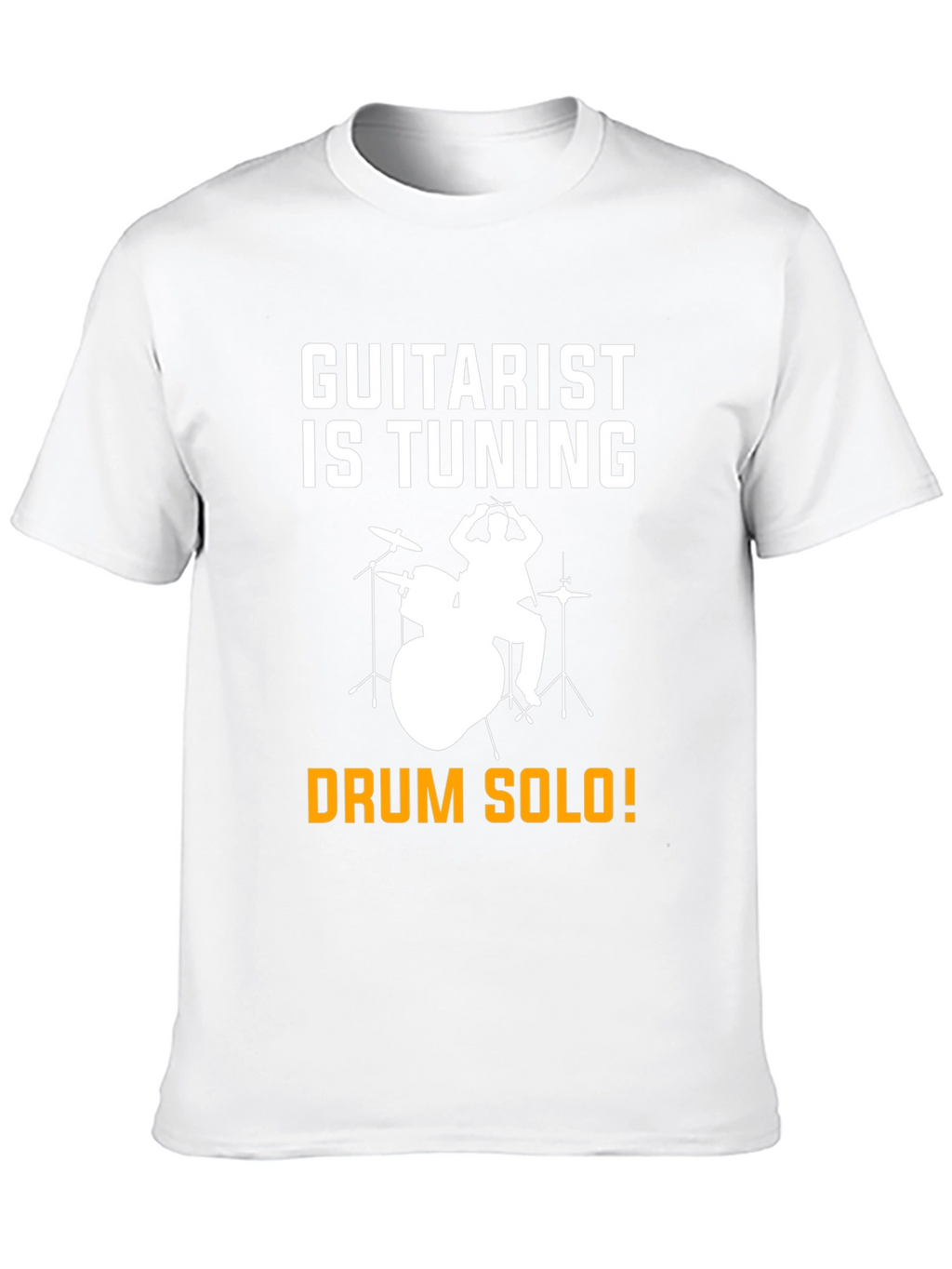 Guitarist Tuning T-Shirt Drummer Solo Funny Music Tee