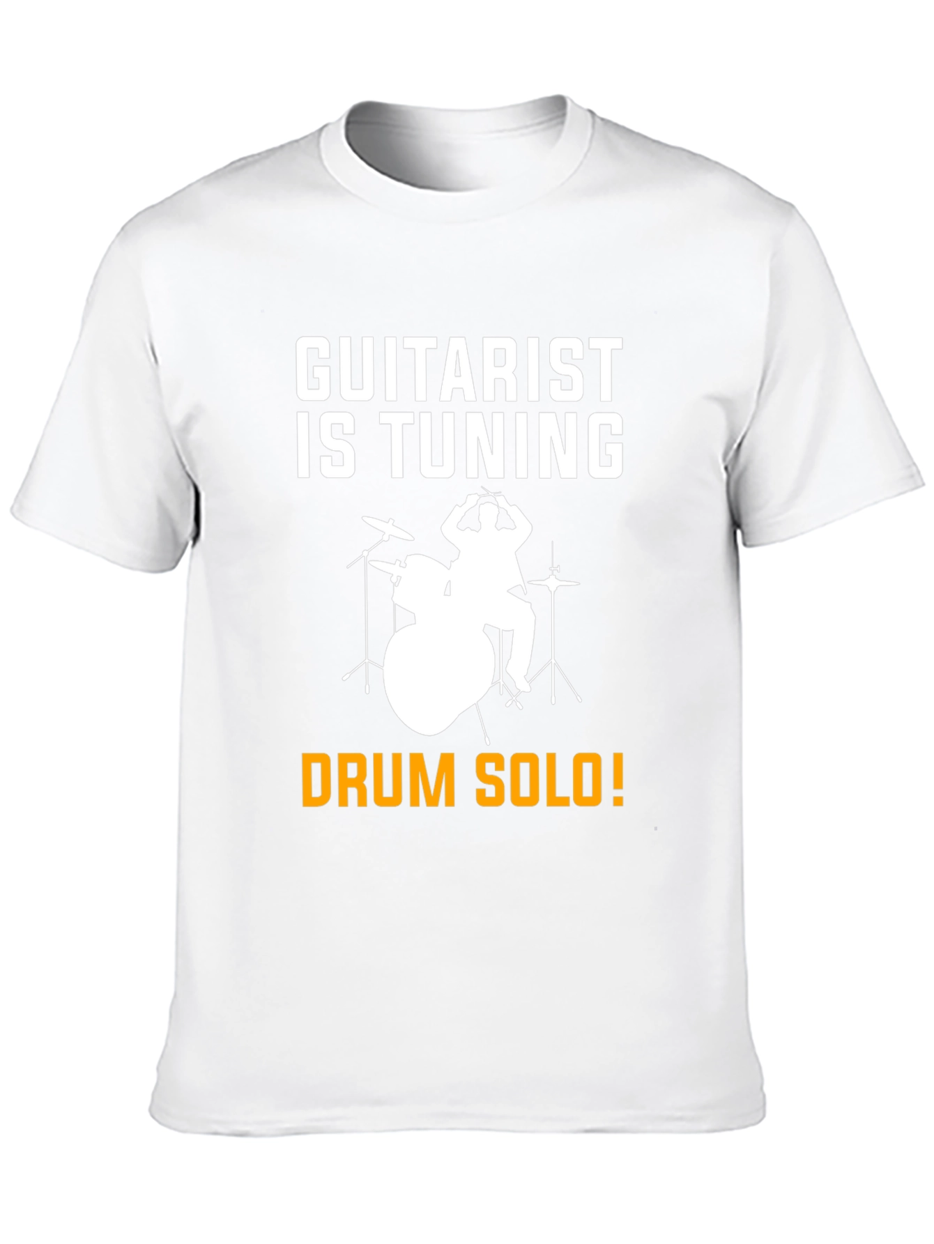 Guitarist Tuning T-Shirt Drummer Solo Funny Music Tee