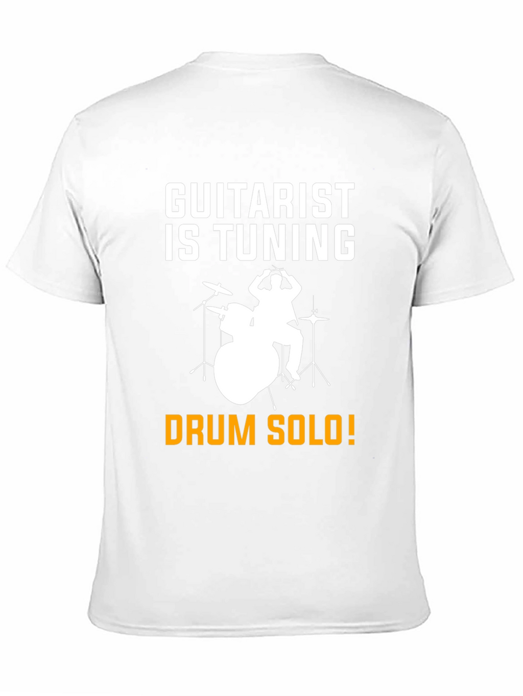 Guitarist Tuning T-Shirt Drummer Solo Funny Music Tee