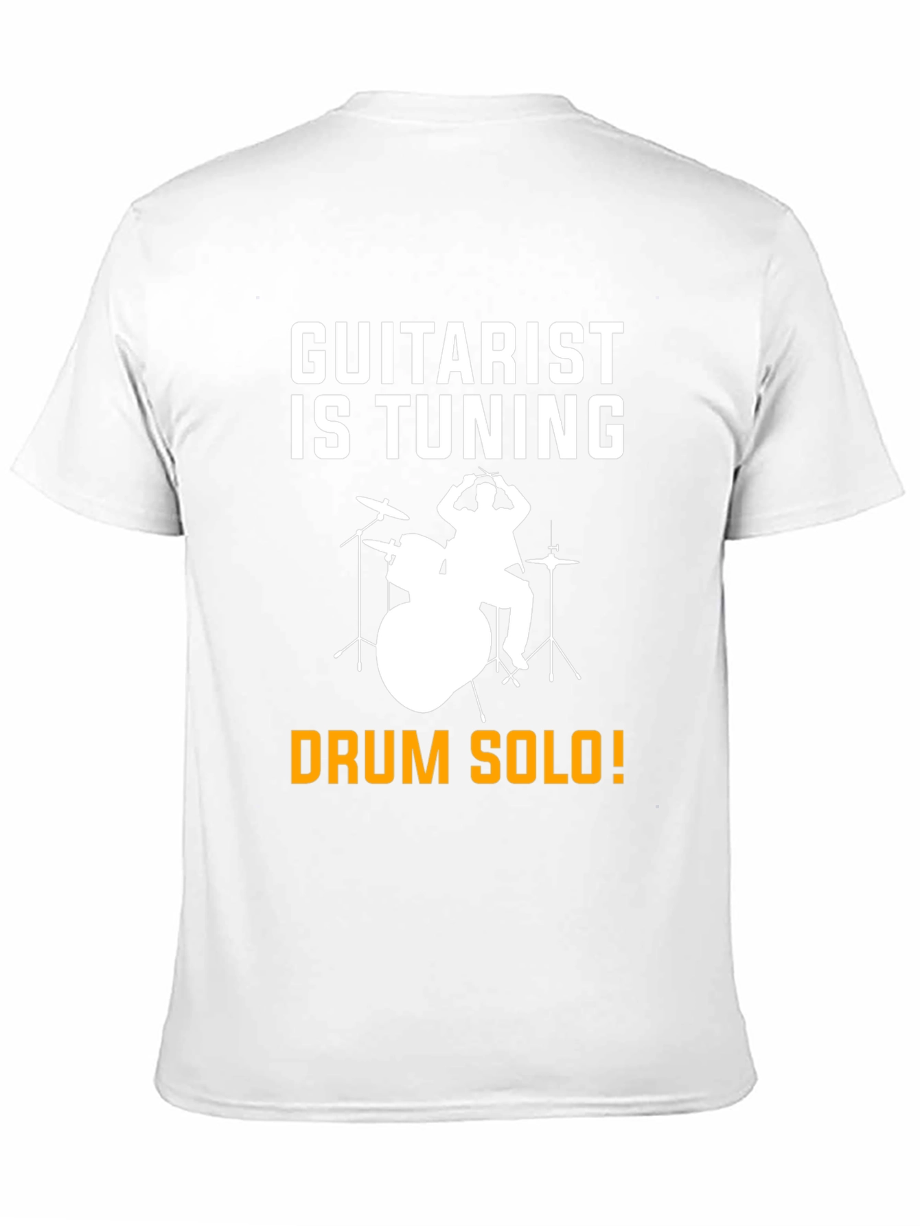 Guitarist Tuning T-Shirt Drummer Solo Funny Music Tee