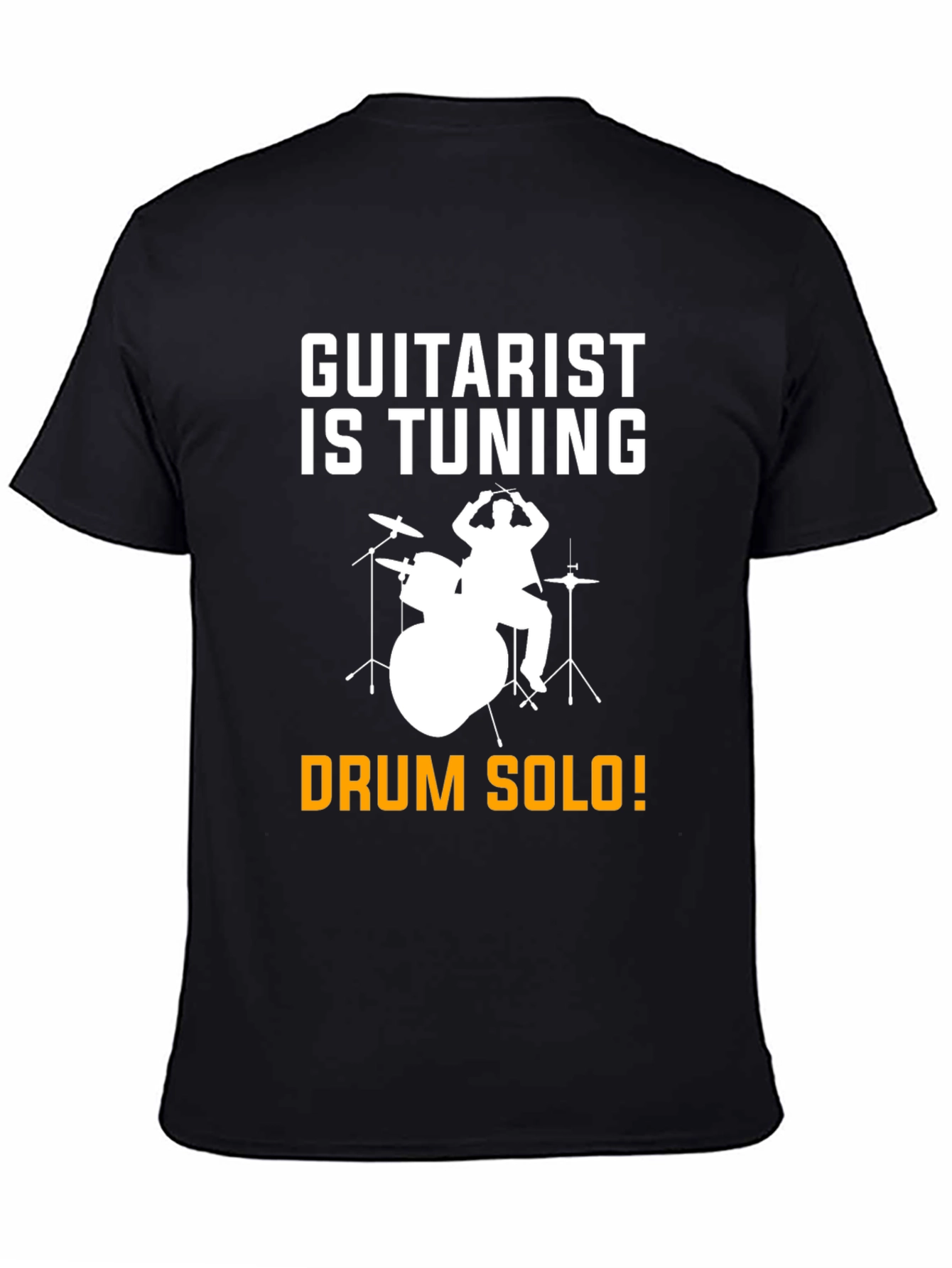 Guitarist Tuning T-Shirt Drummer Solo Funny Music Tee