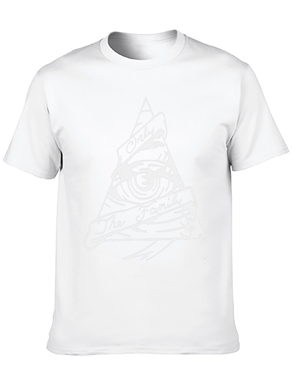 Illuminati Eye Triangle Black T-Shirt