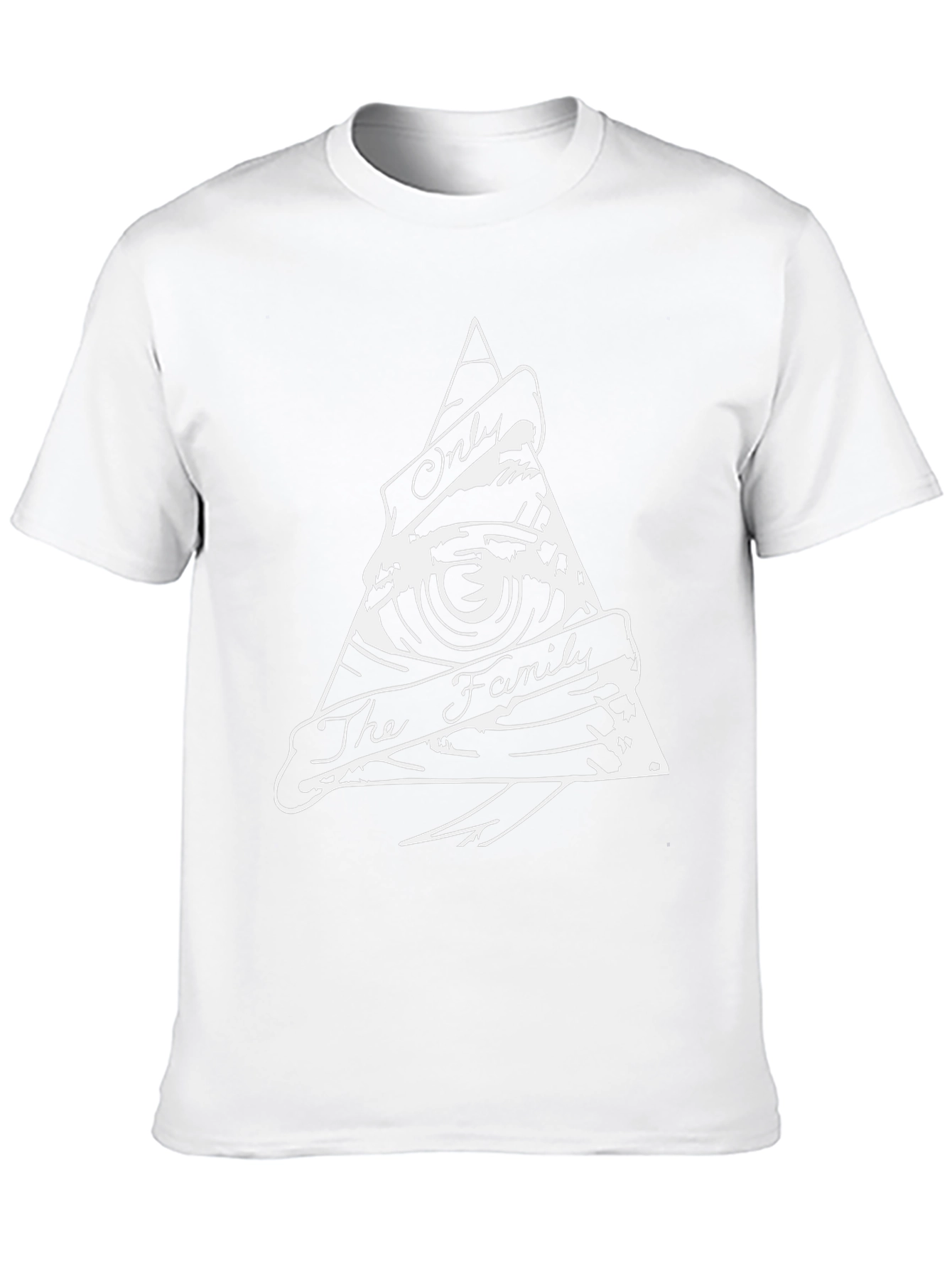 Illuminati Eye Triangle Black T-Shirt