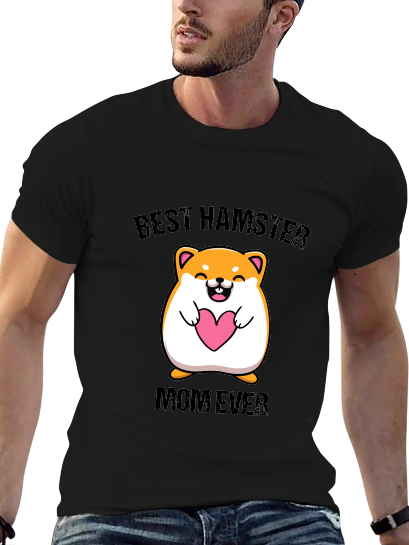 Best Hamster Mom Ever T-Shirt Cute Hamster Tee