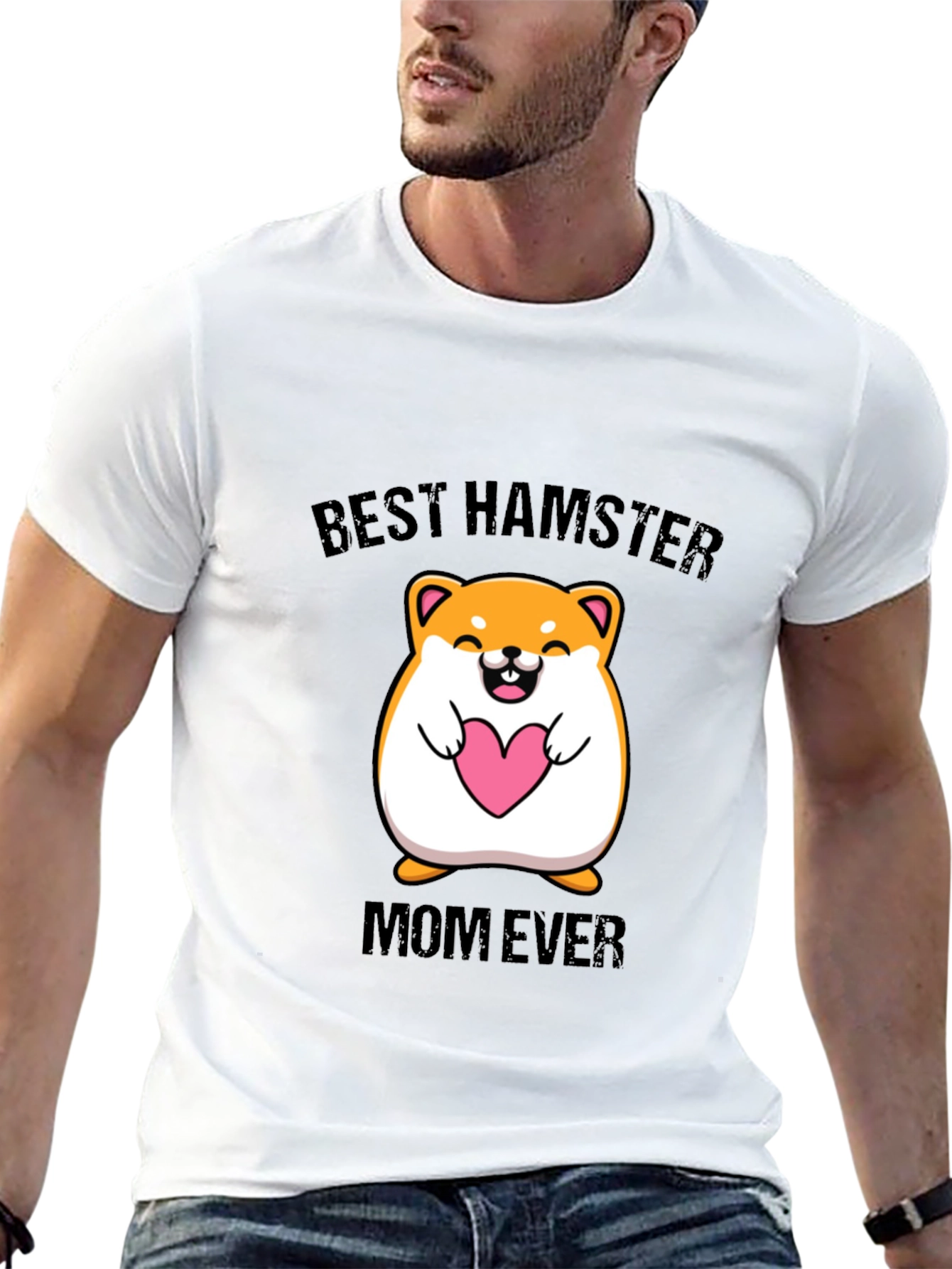 Best Hamster Mom Ever T-Shirt Cute Hamster Tee