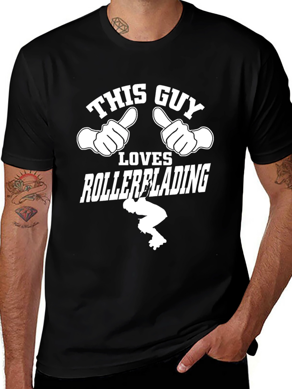 This Guy Loves Rollerblading T-Shirt